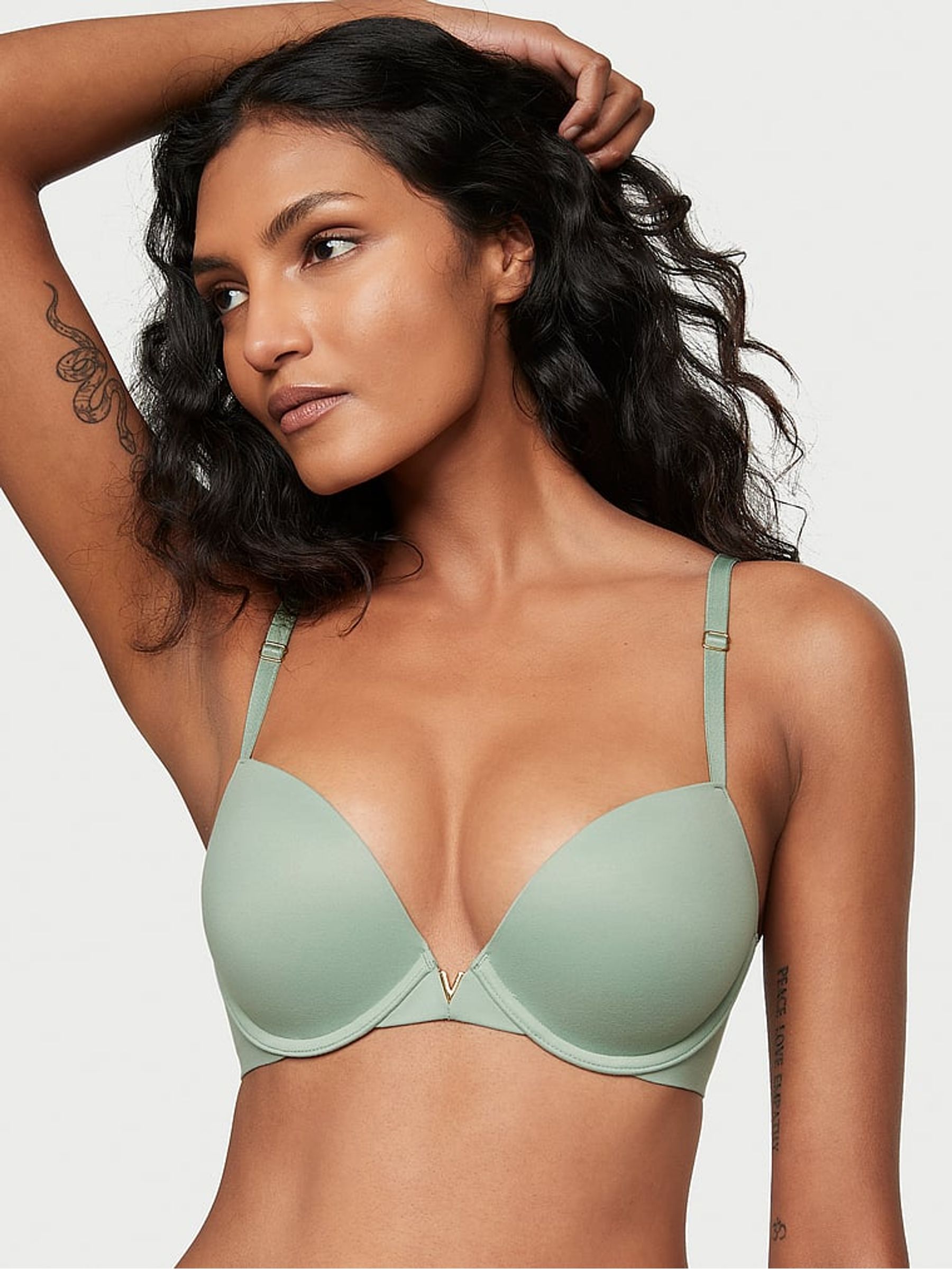 Seasalt Green Push Up Bra - Image 1 of 3