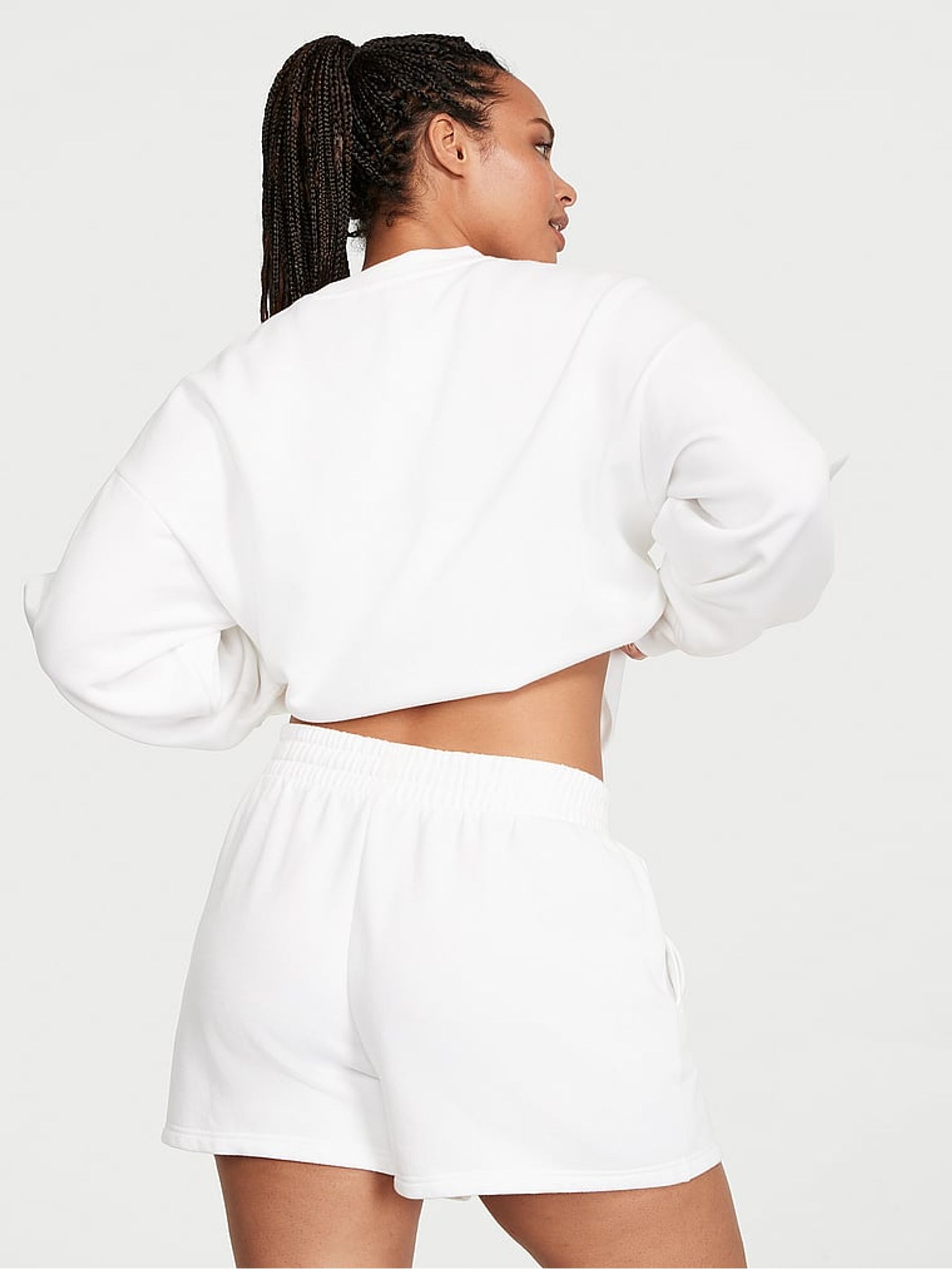 White Fleece Forever Short - Image 2 of 3