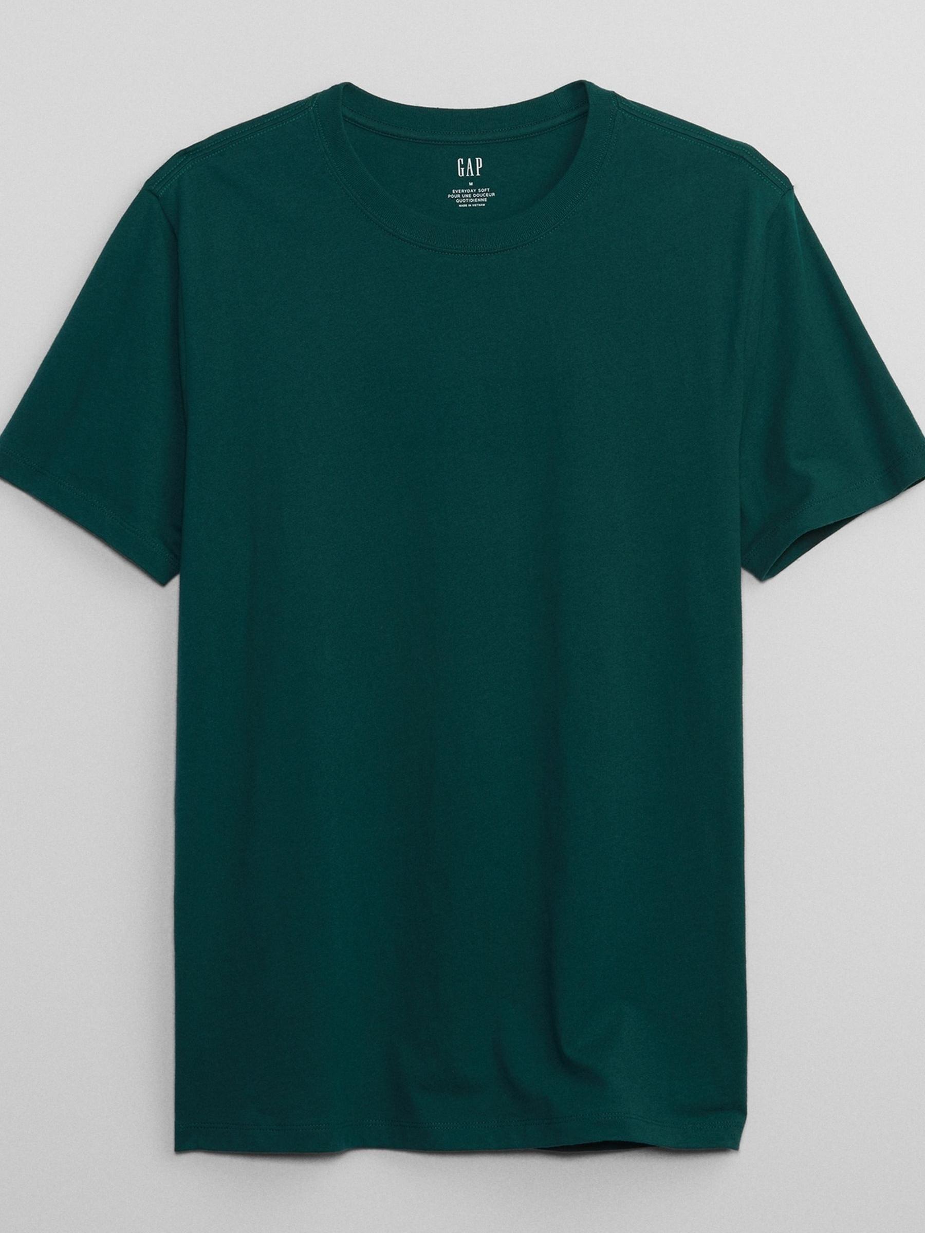 Green Everyday Soft Short Sleeve Crew Neck T-Shirt - Image 3 of 4