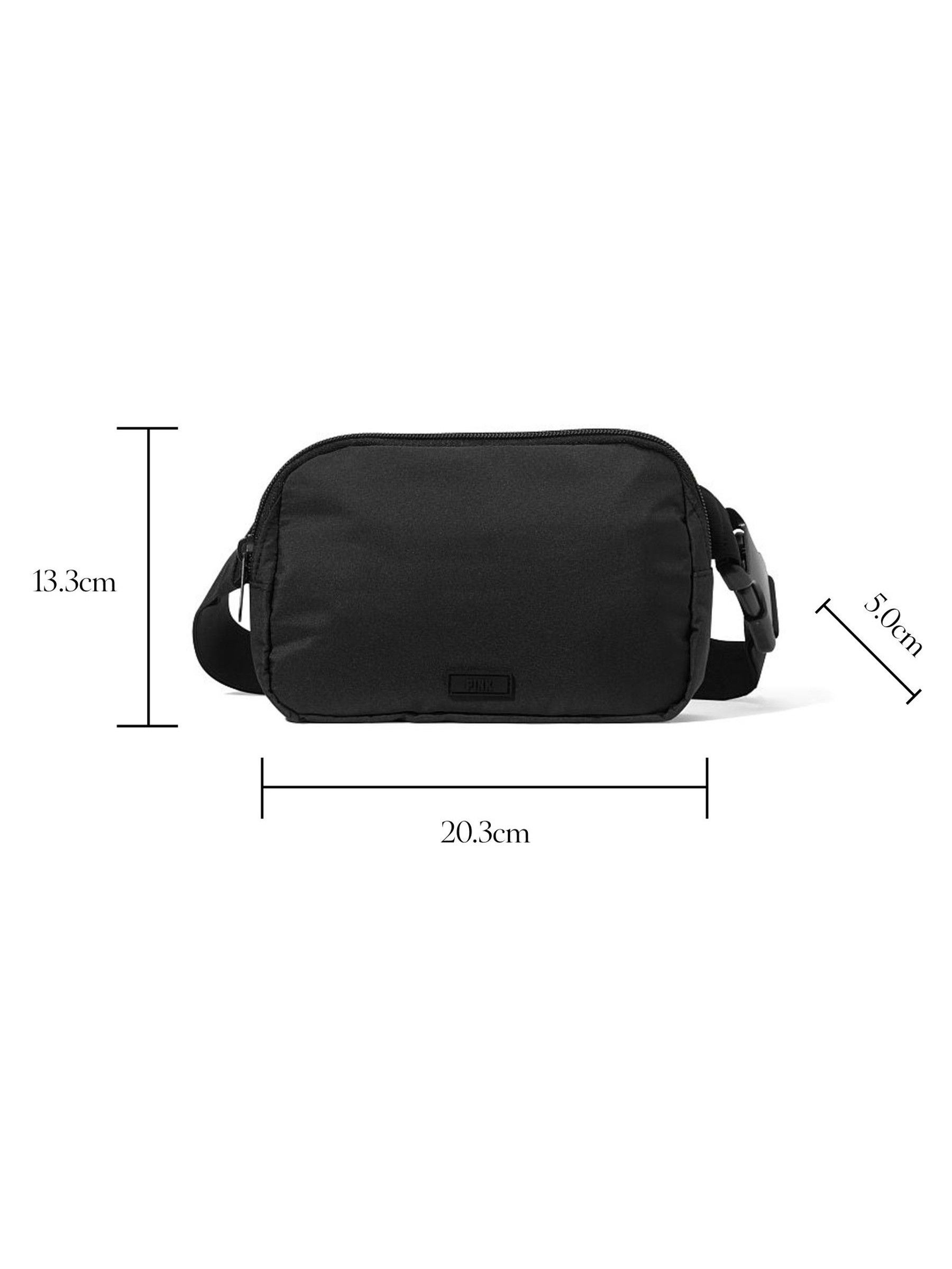 Pure Black Belt Bag - Image 5 of 5