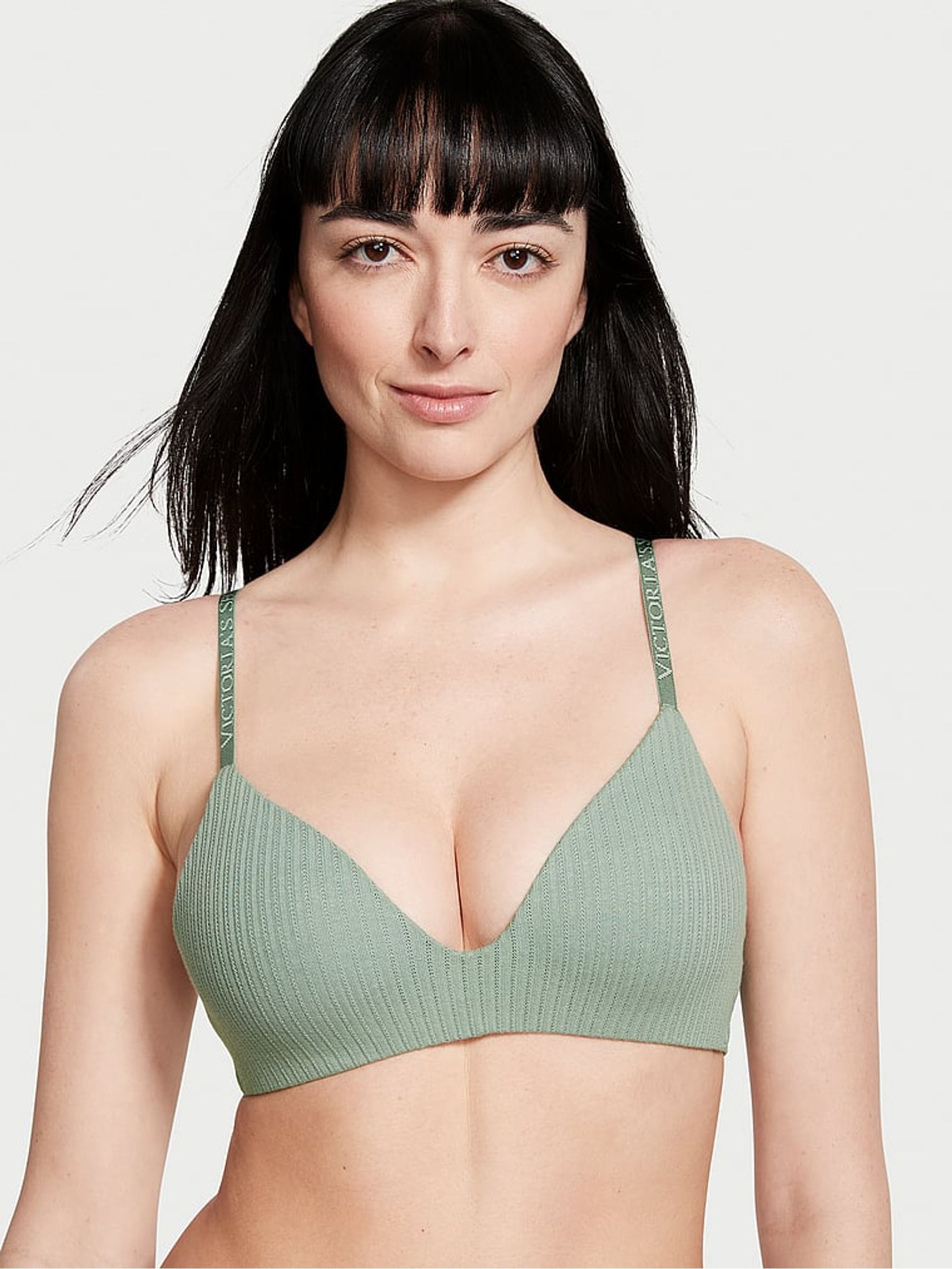 Seasalt Green Non Wired Lightly Lined Bra - Image 1 of 3