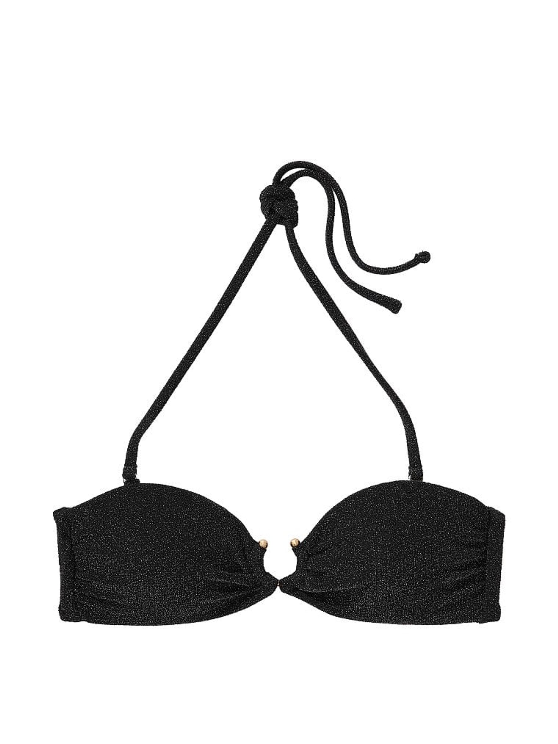 Nero Black Strapless Shimmer Swim Bikini Top - Image 3 of 3