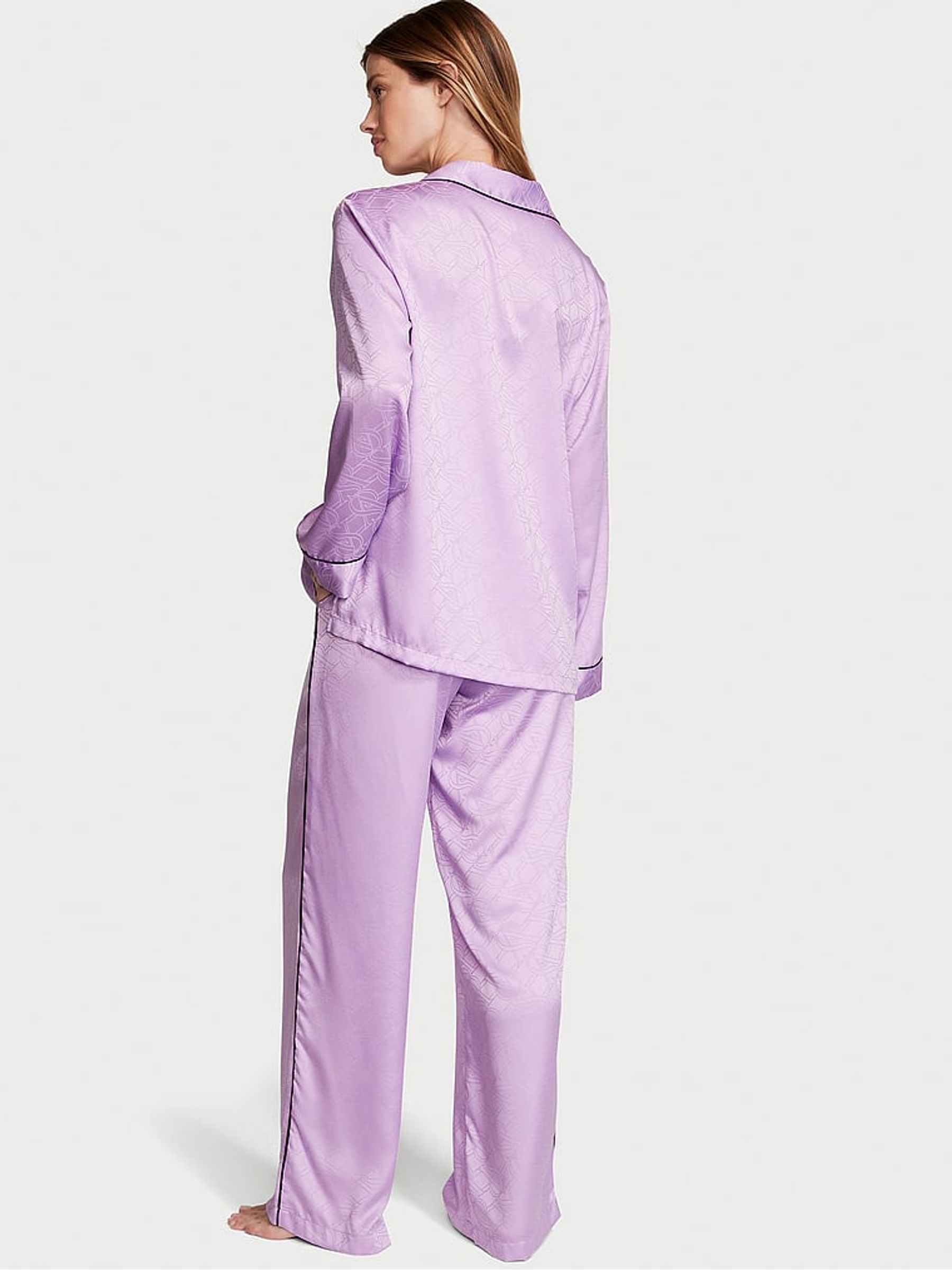 Unicorn Purple Satin Long Pyjamas - Image 2 of 4
