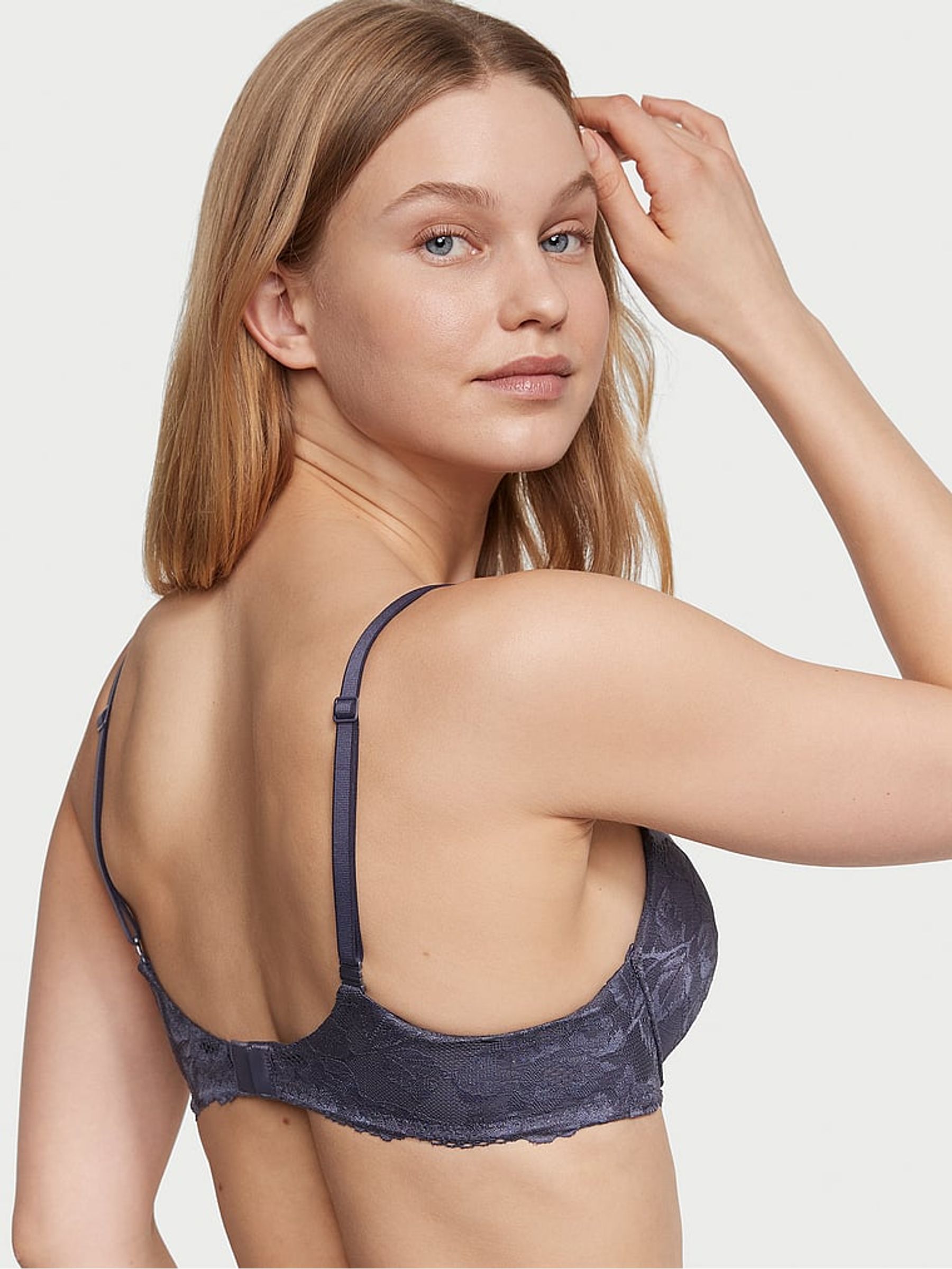 Bad Boy Grey Push Up Bra - Image 2 of 3