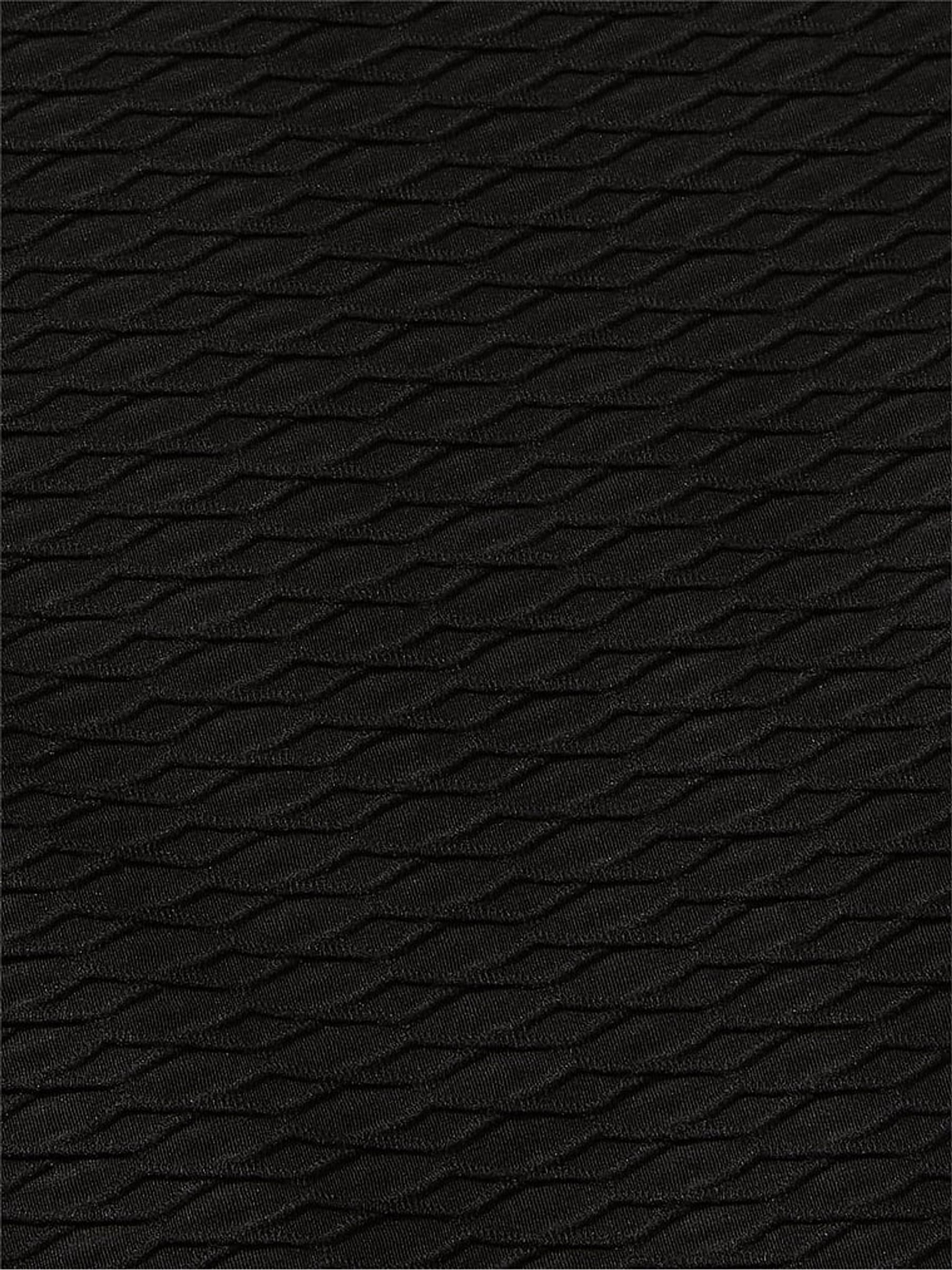 Black Fishnet High Leg Swim Bikini Bottom - Image 4 of 4