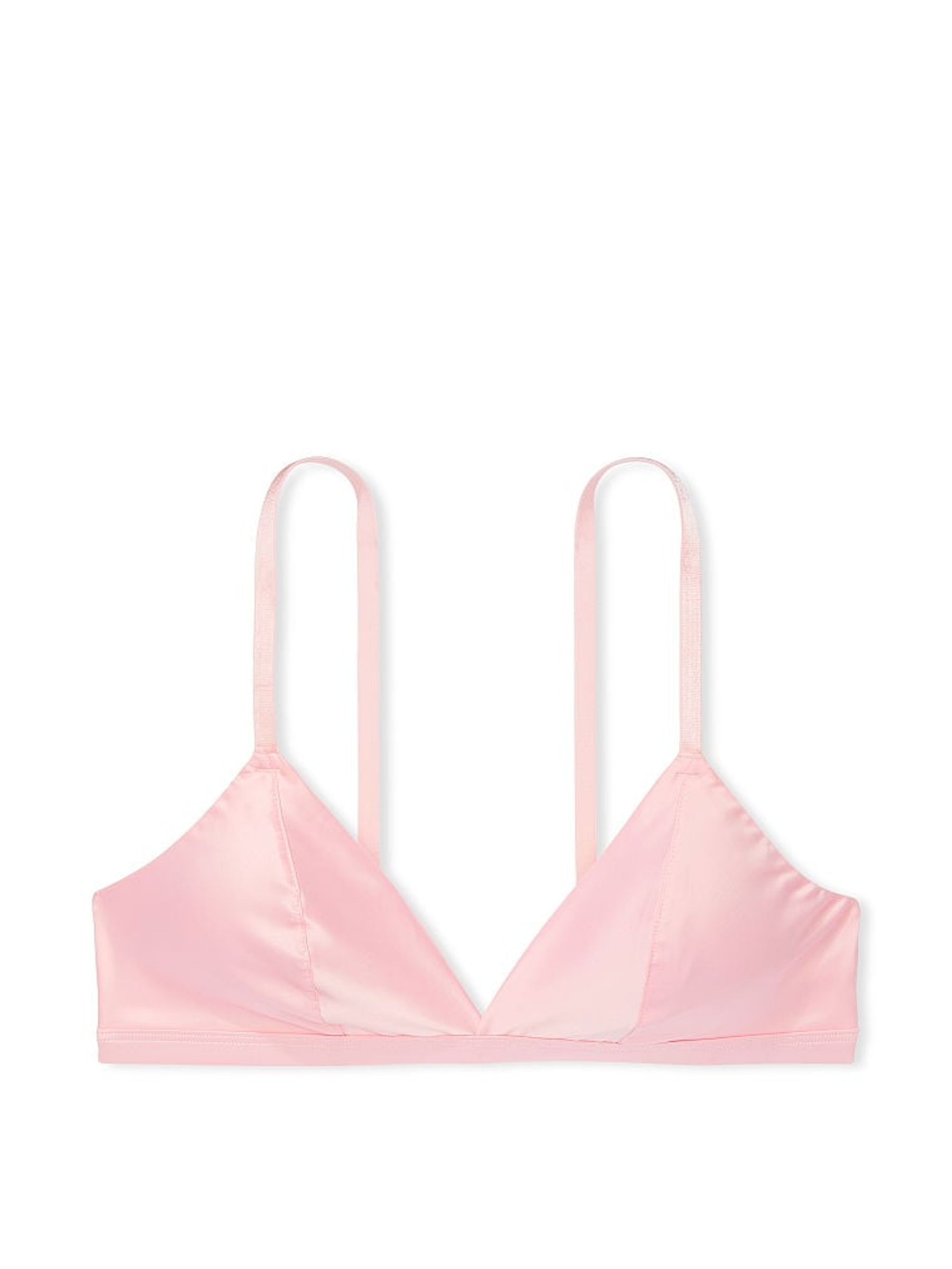 Pretty Blossom Pink Unlined Demi Triangle Bralette - Image 3 of 3