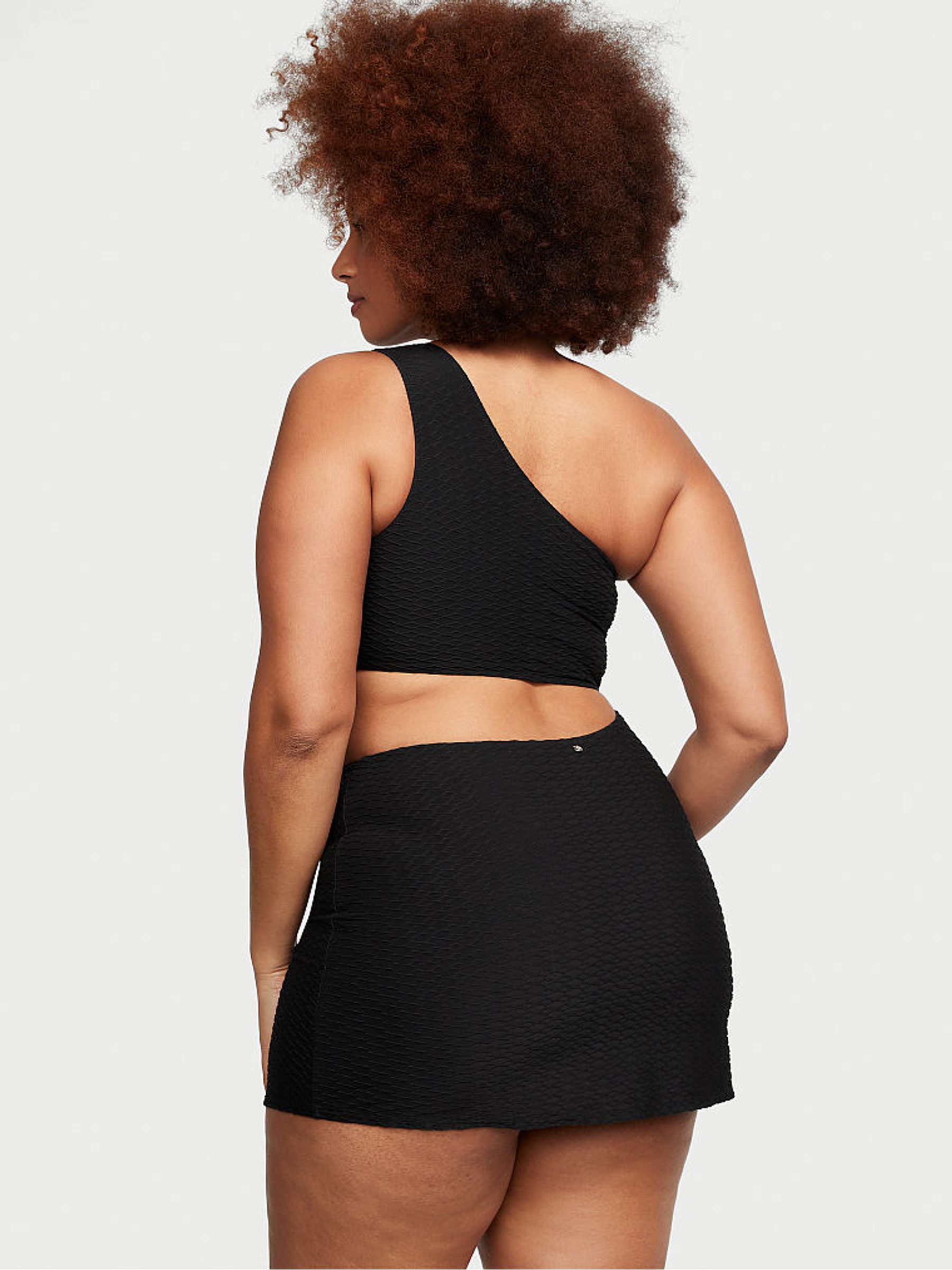 Black Fishnet Swim Dress - Image 2 of 4