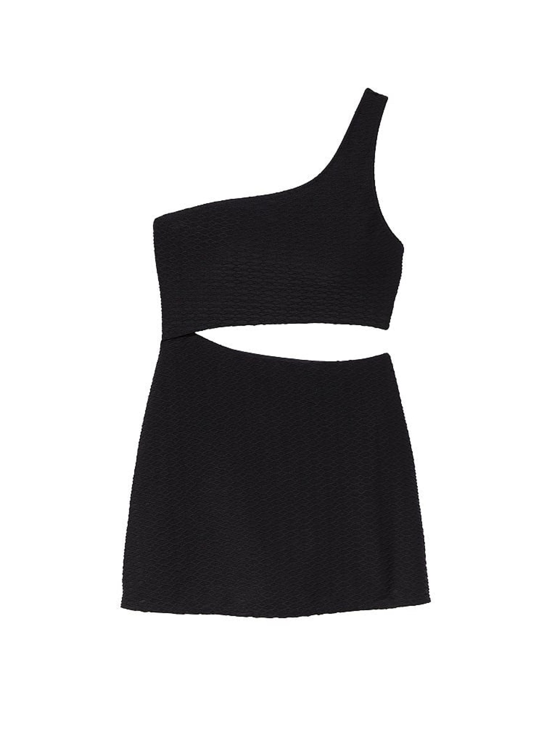 Black Fishnet Swim Dress - Image 3 of 4