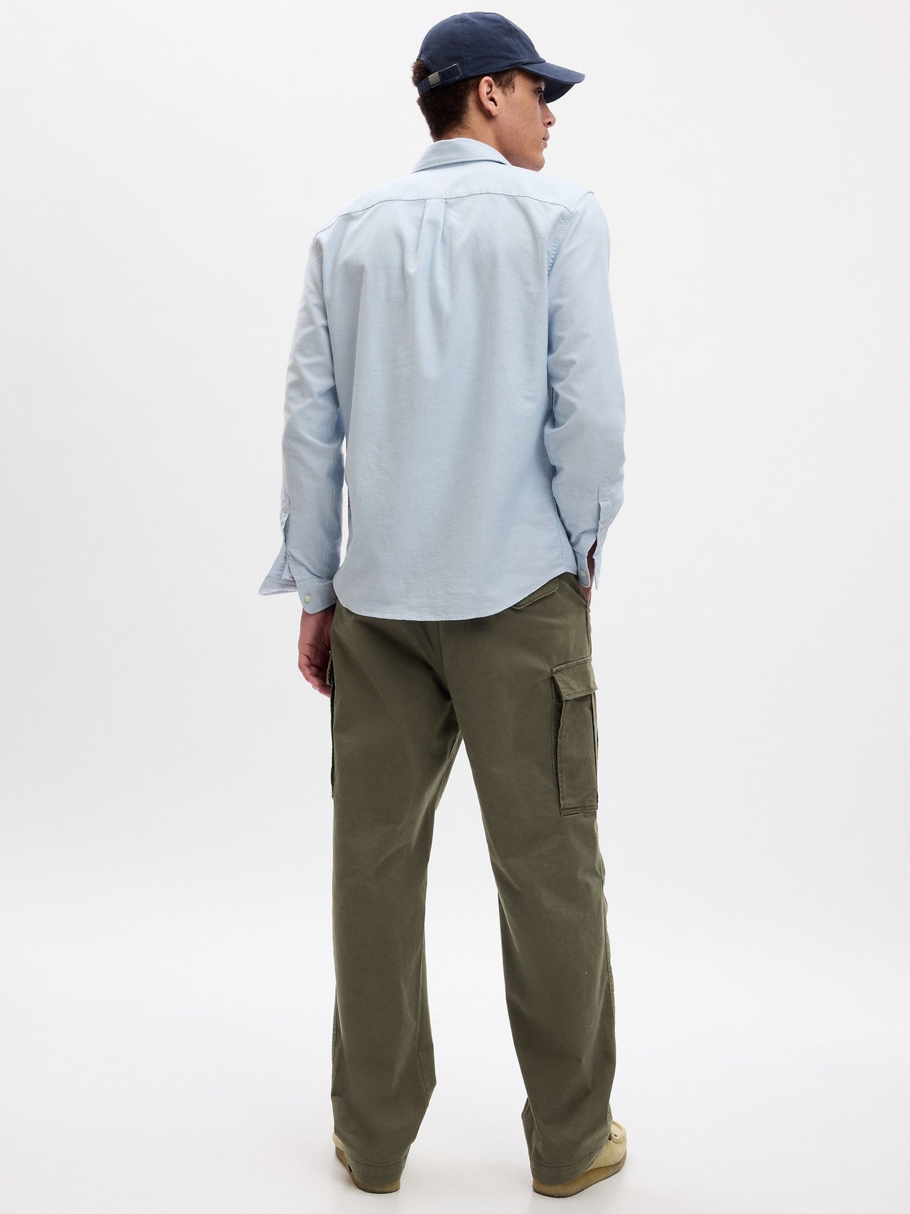 Green Relaxed Utility Cargo Trousers - Image 2 of 7