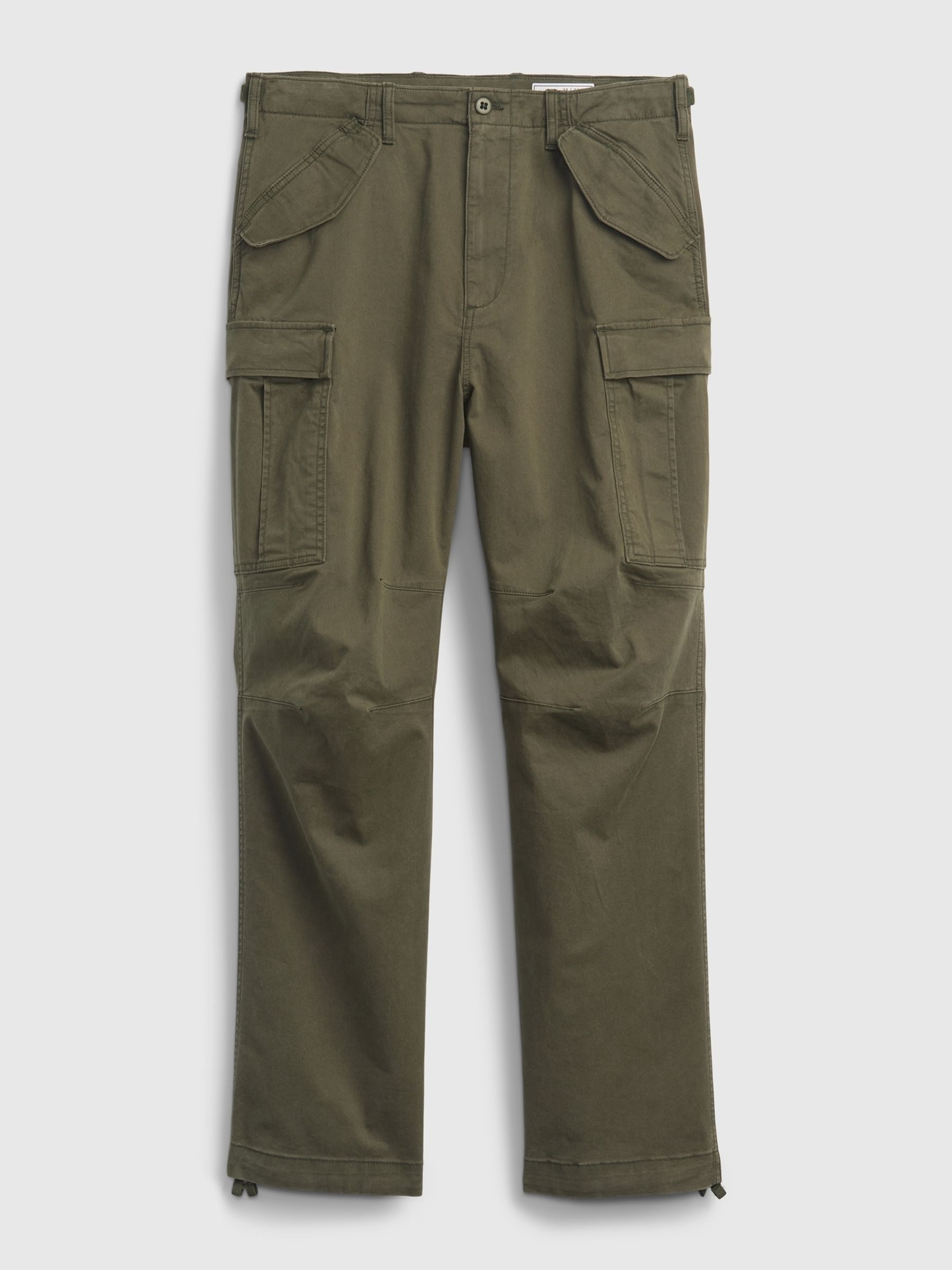 Green Relaxed Utility Cargo Trousers - Image 6 of 7