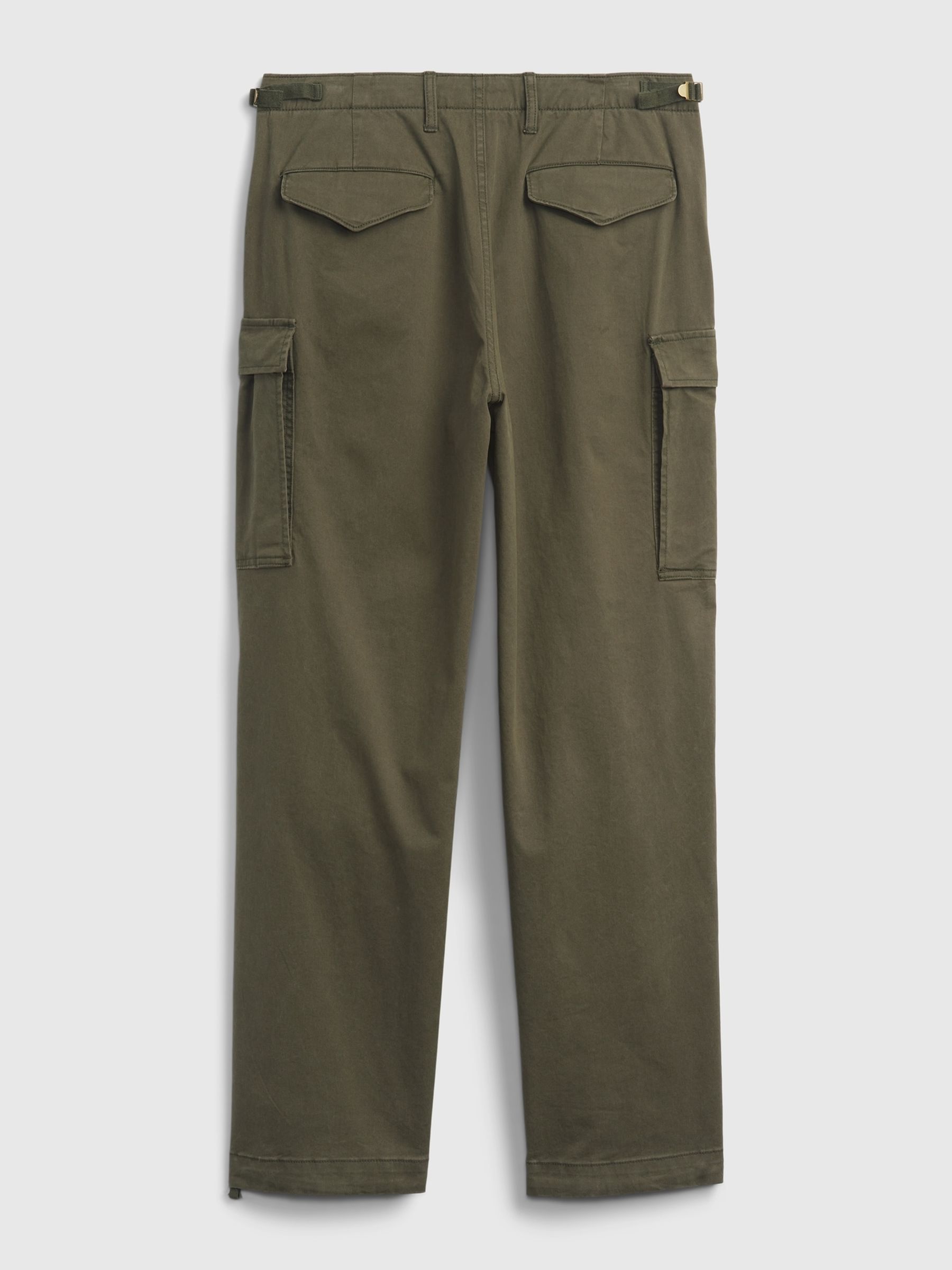 Green Relaxed Utility Cargo Trousers - Image 7 of 7