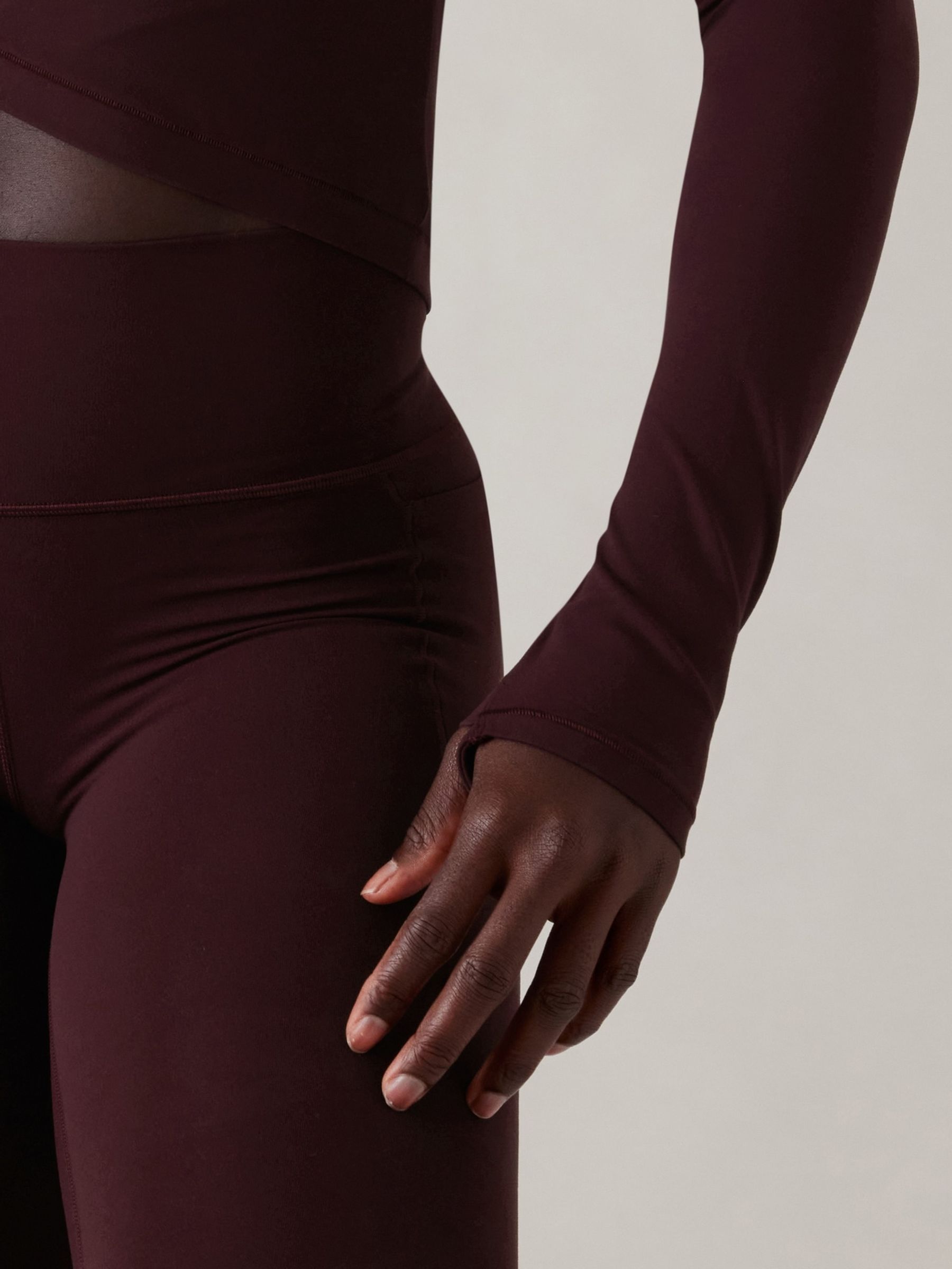Athleta Purple Transcend Wrap Top - Image 5 of 5