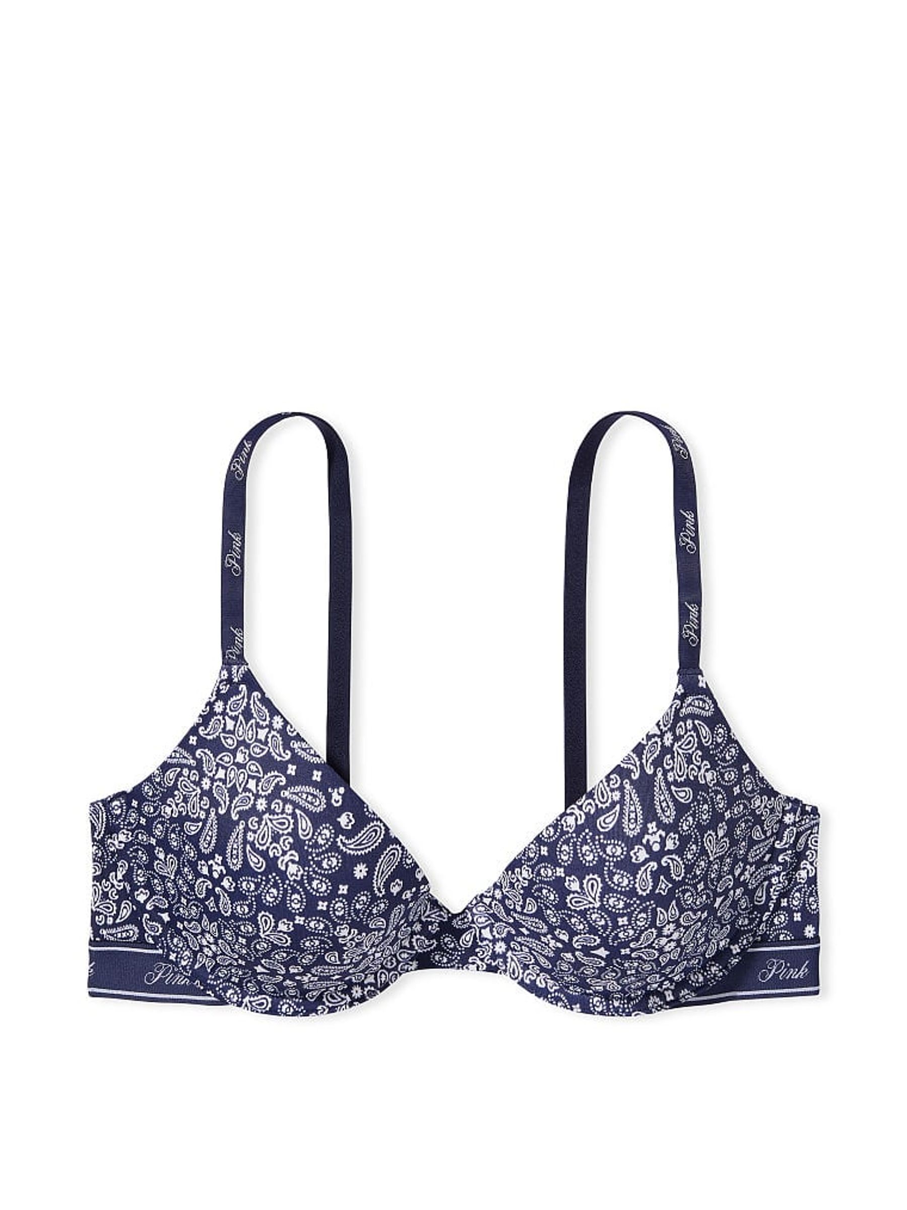 Blue Bandana Lightly Lined Bra - Image 3 of 4
