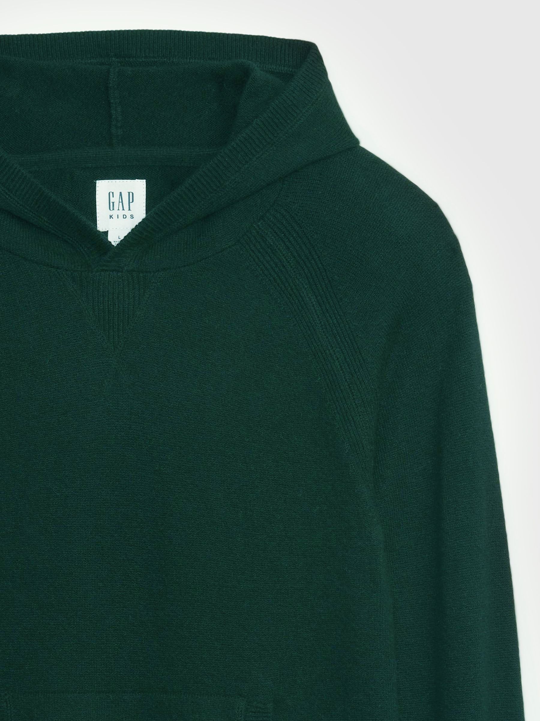 Green CashSoft Pocket Pullover Hoodie - Image 3 of 3