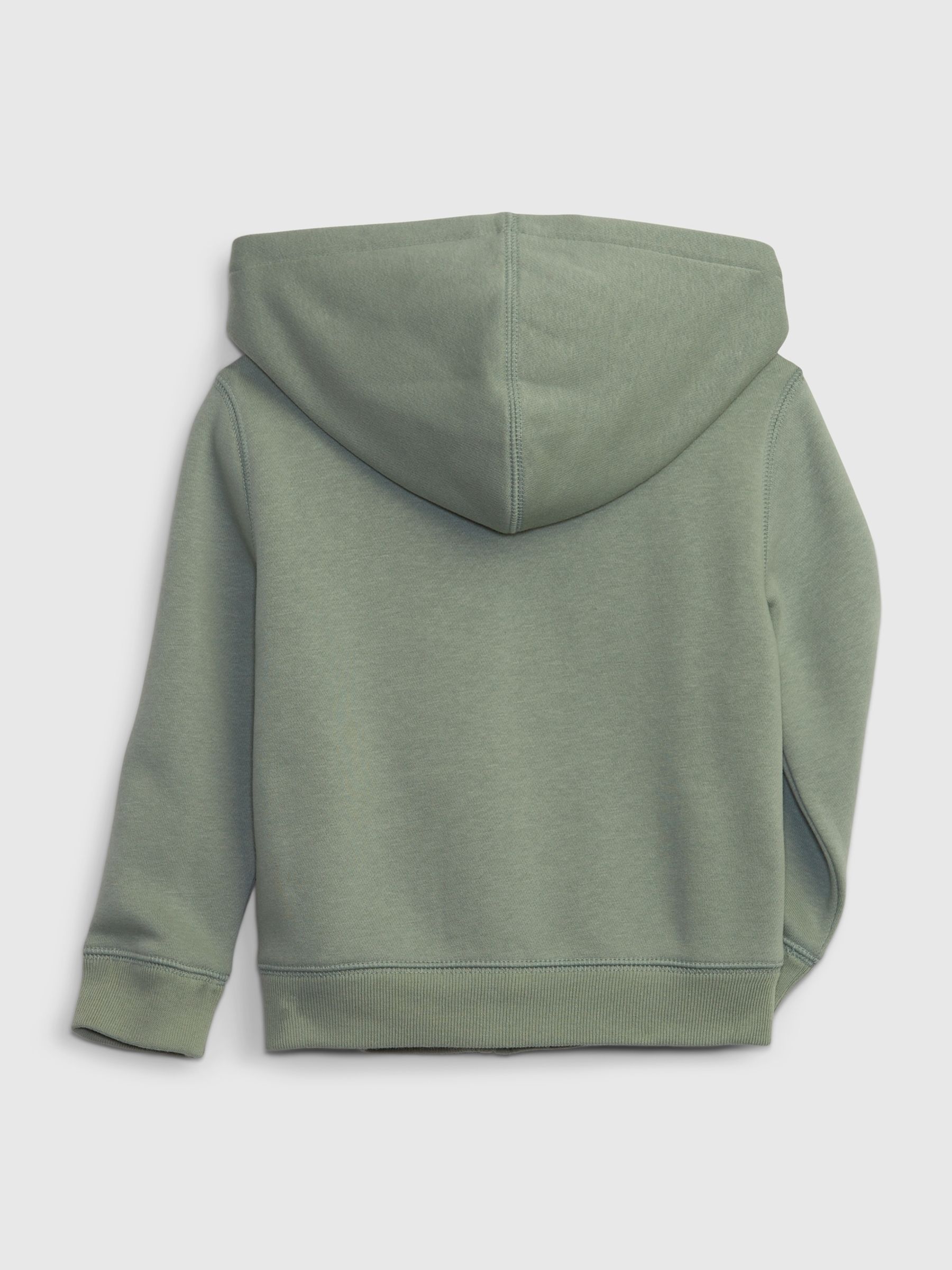 Green Logo Zip Up Hoodie (12mths-5yrs) - Image 2 of 2