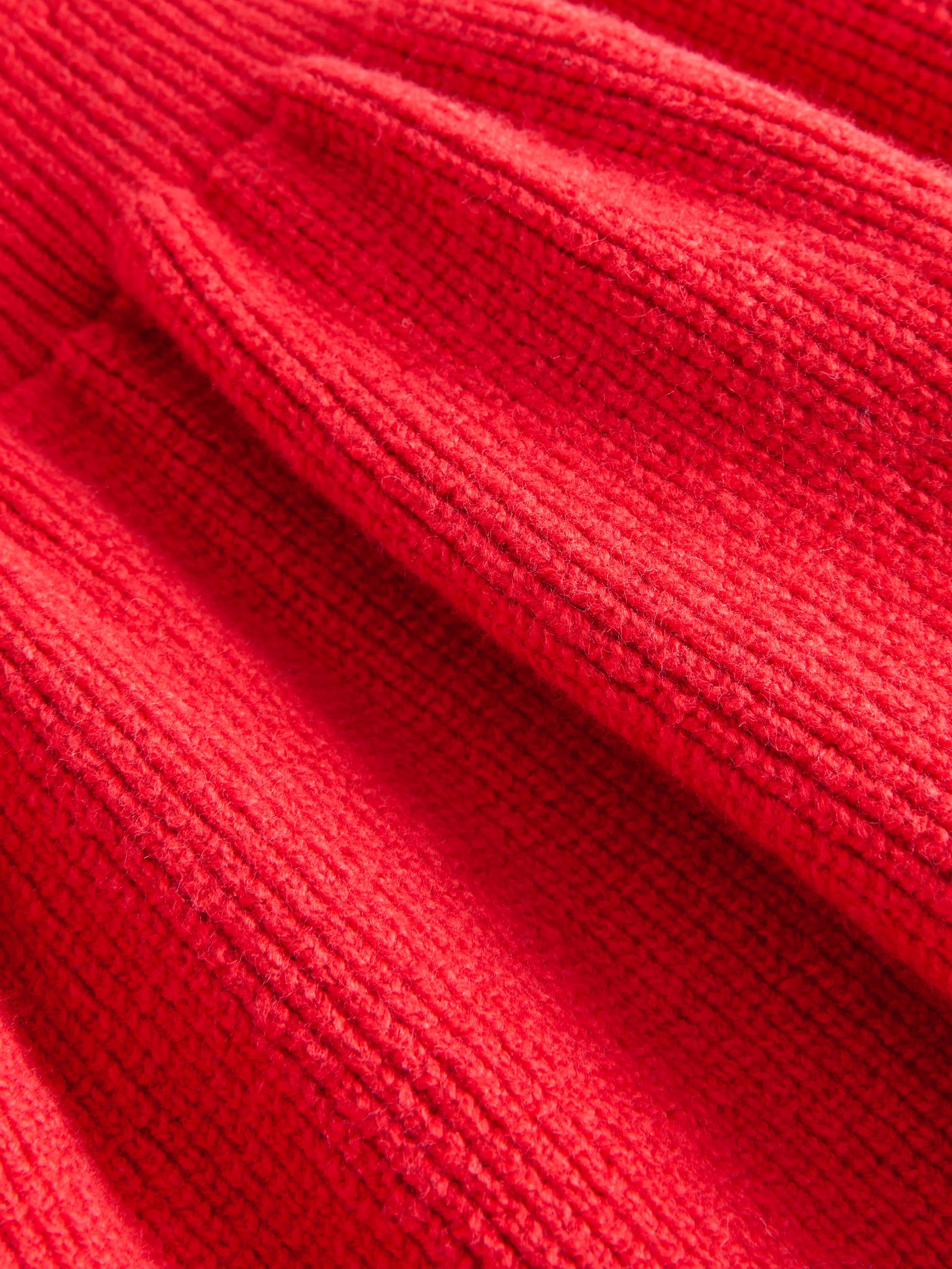 Red Crew Neck Long Sleeve Dress (12mths-5yrs) - Image 3 of 3