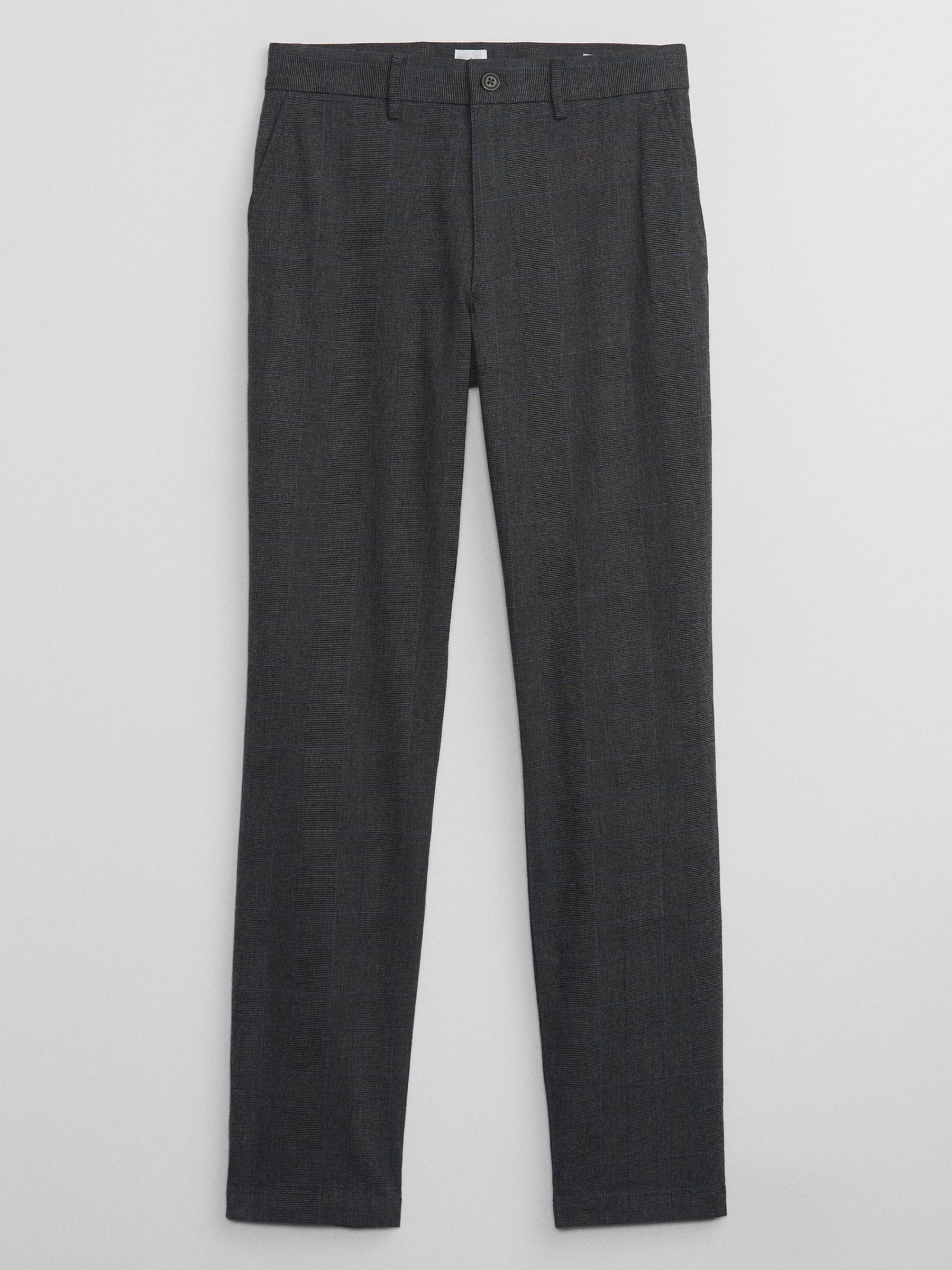 Black Slim Twill Tailored Trousers - Image 3 of 4