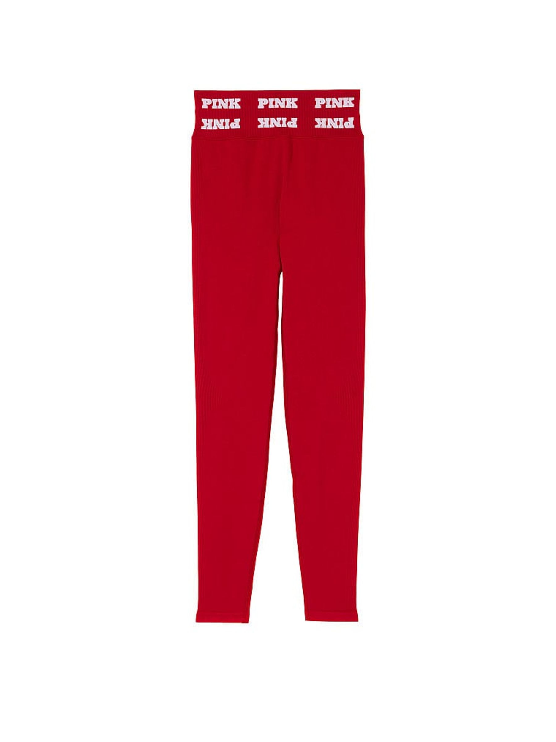 Red Laquer Logo Seamless Legging - Image 4 of 4