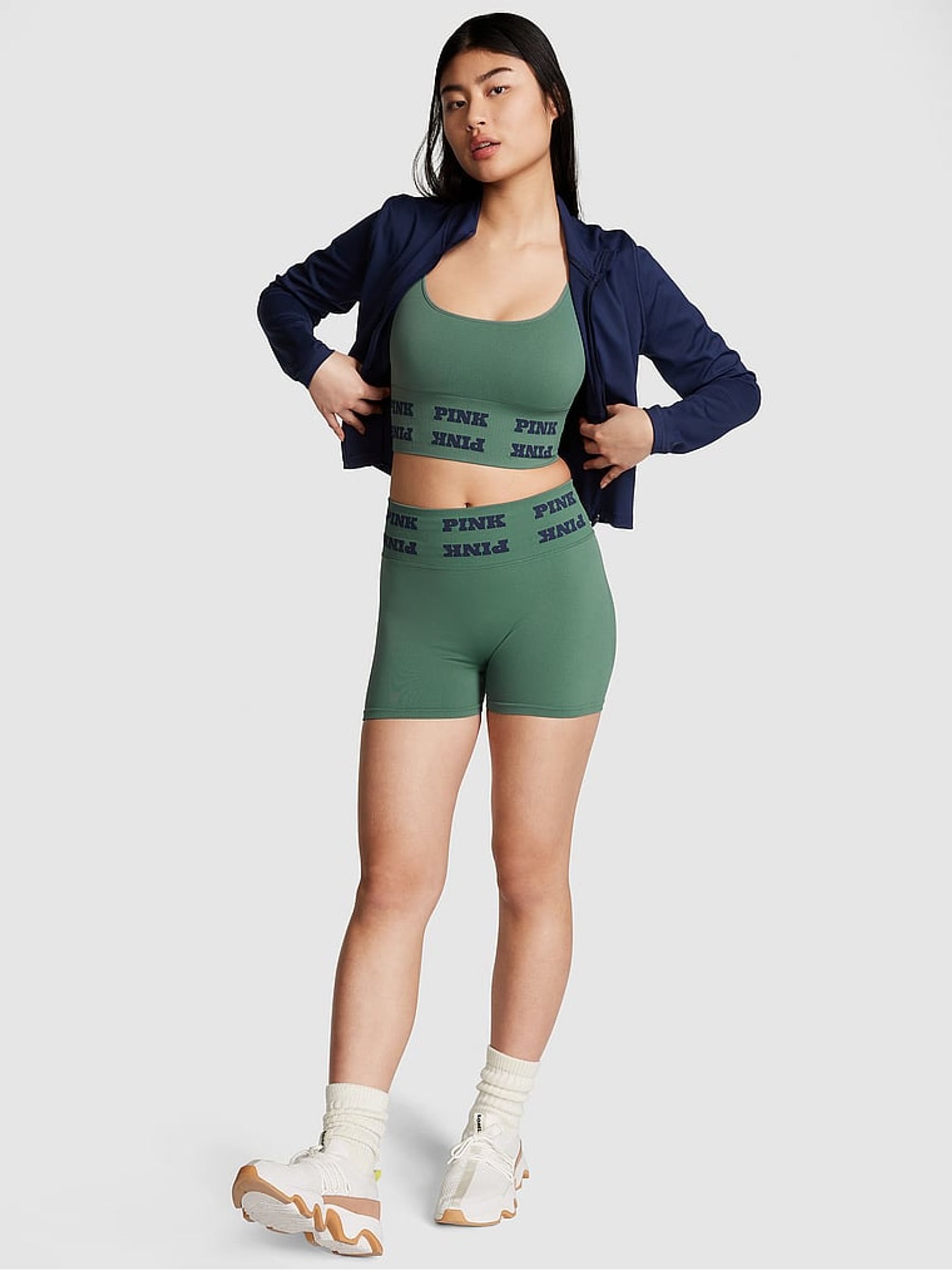 Fresh Forest Green Seamless Logo Short - Image 2 of 3