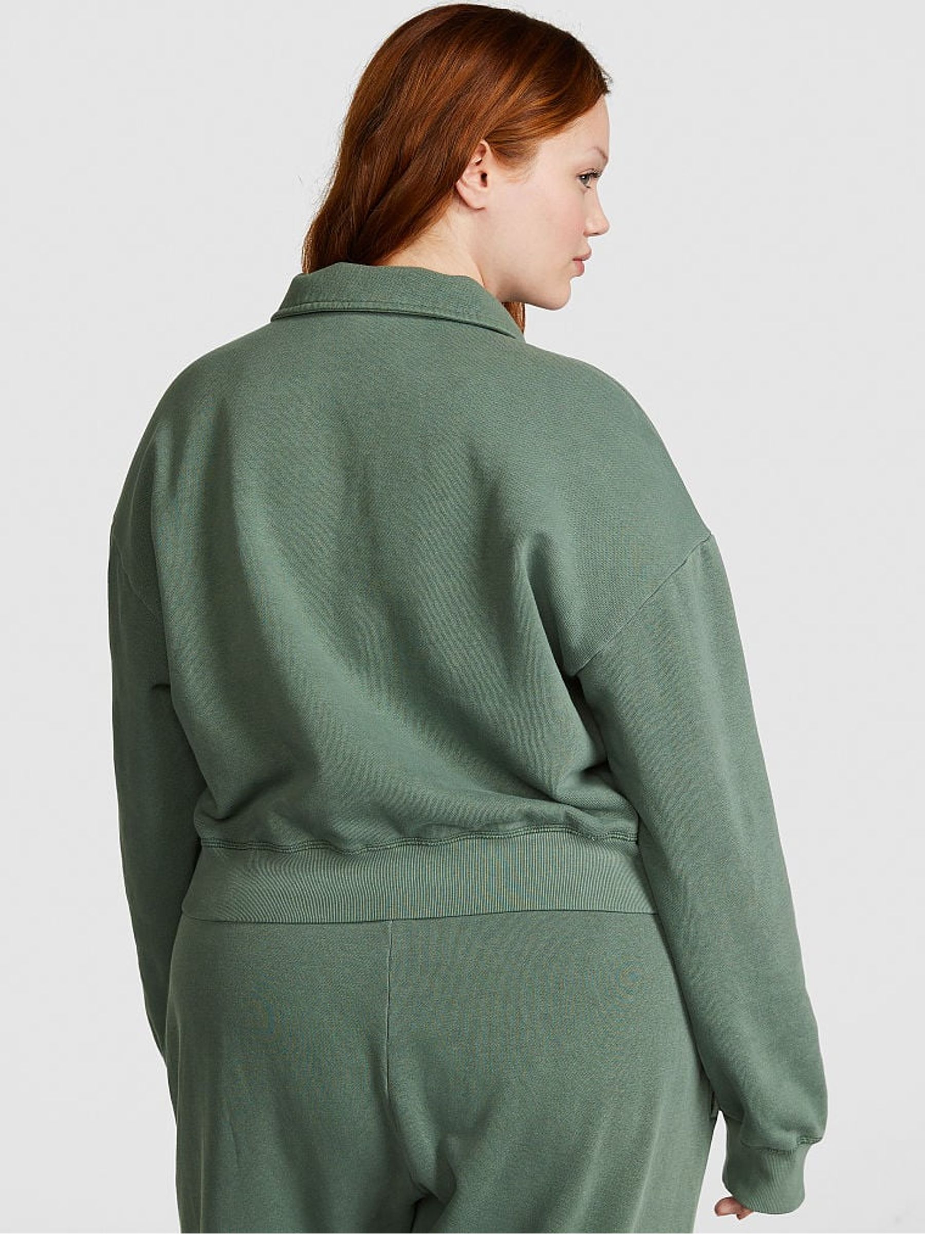 Fresh Forest Green Fleece Sweatshirt - Image 2 of 3
