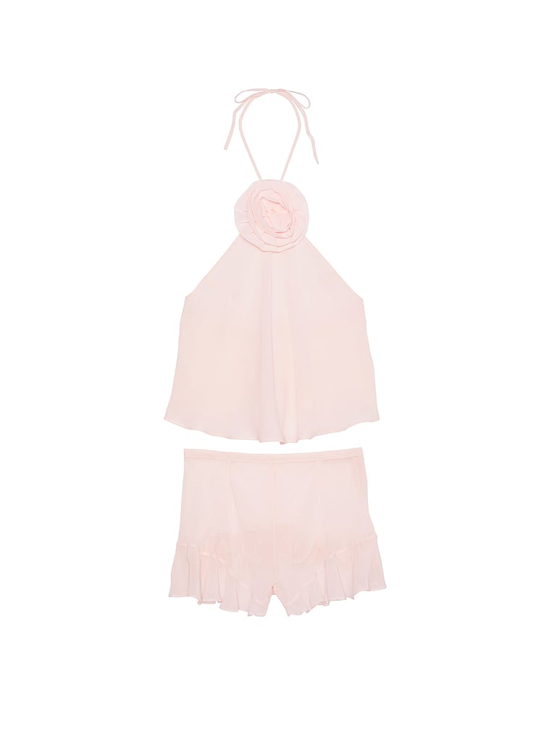 Ballet Pink Flowers Cami Set - Image 3 of 3