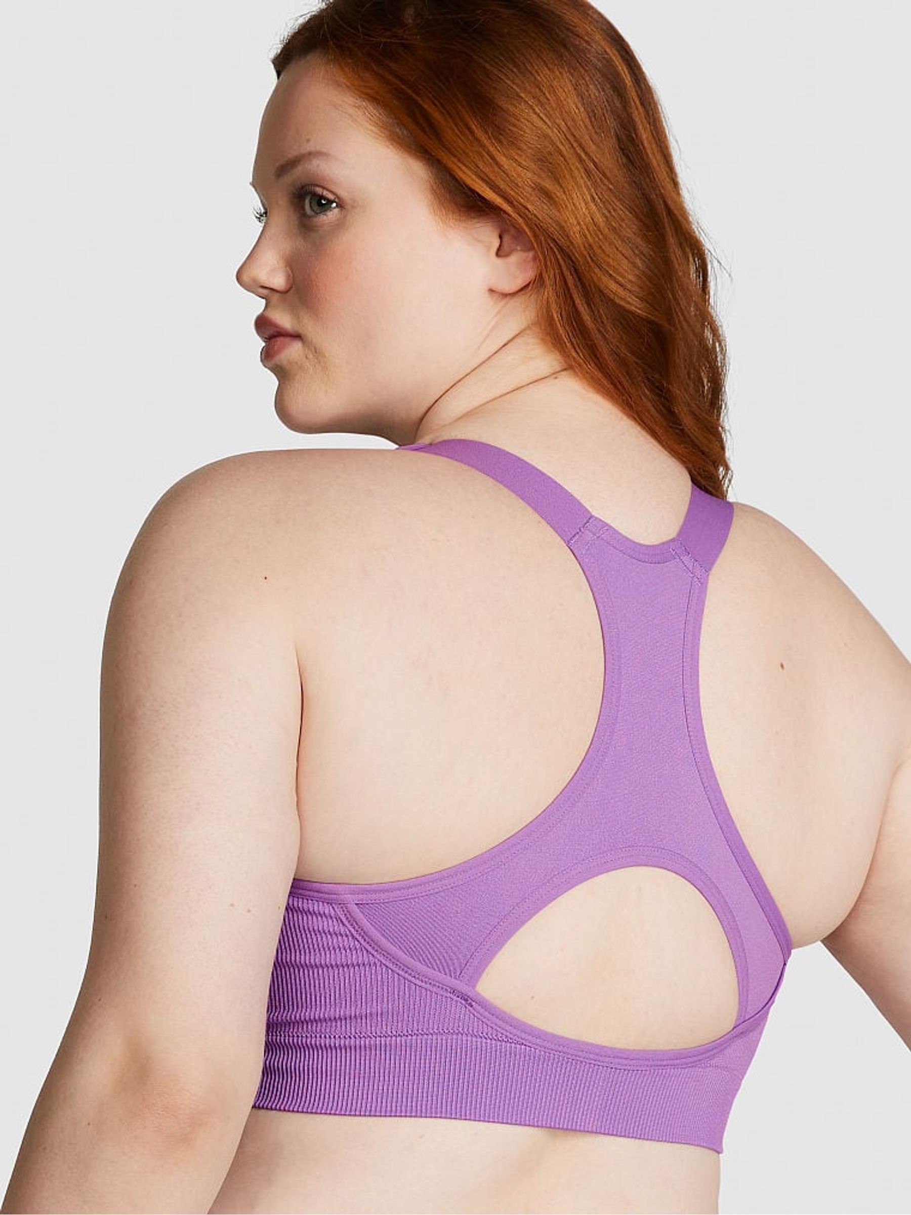 Glazed Violet Purple Sports Bra - Image 2 of 3