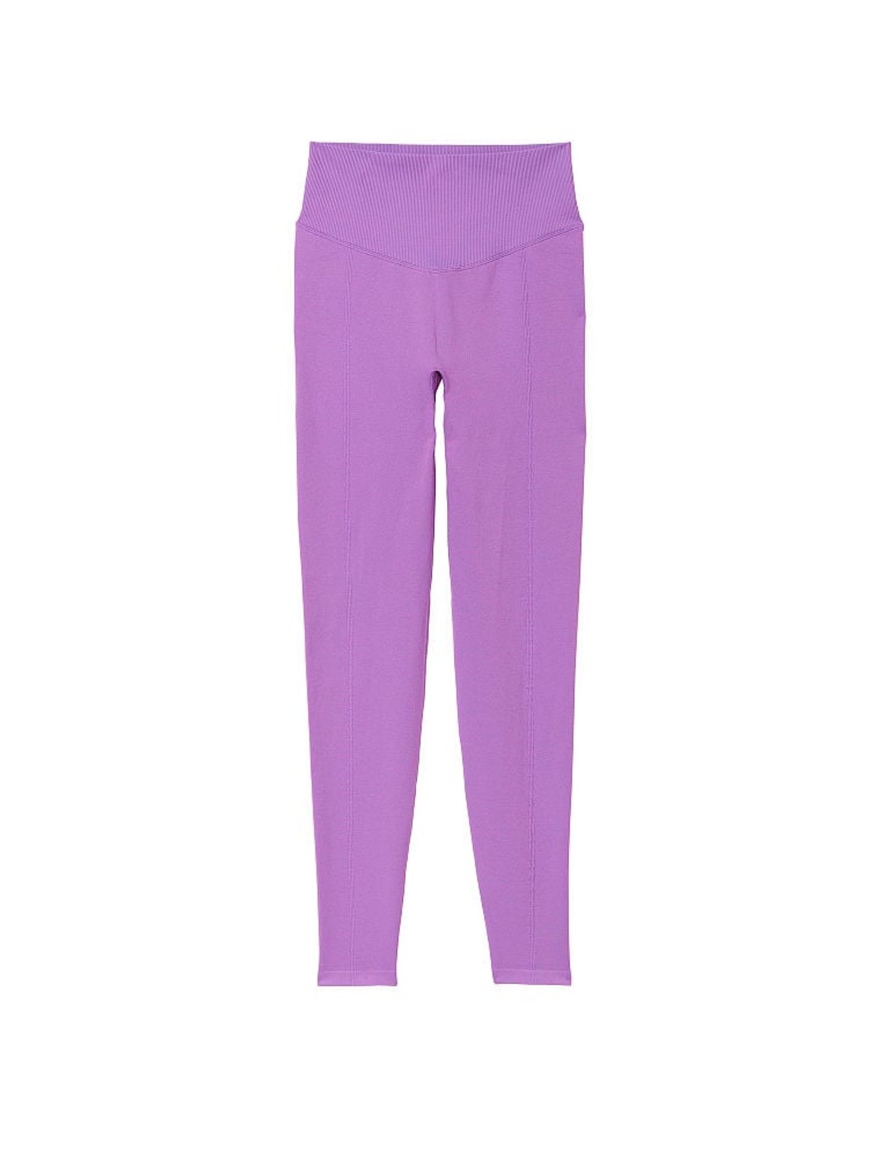 Glazed Violet Purple Seamless Workout Legging - Image 3 of 3