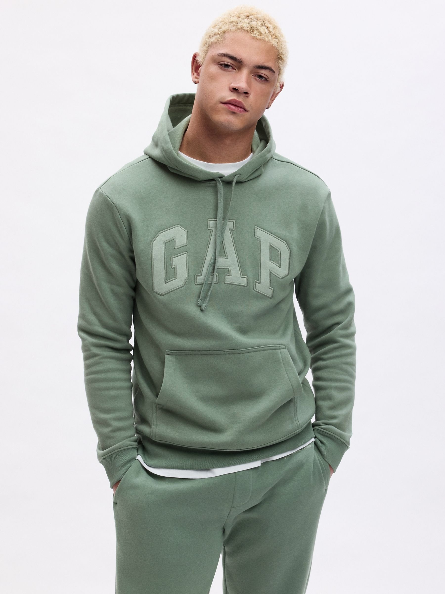 Green Logo Hoodie - Image 1 of 1