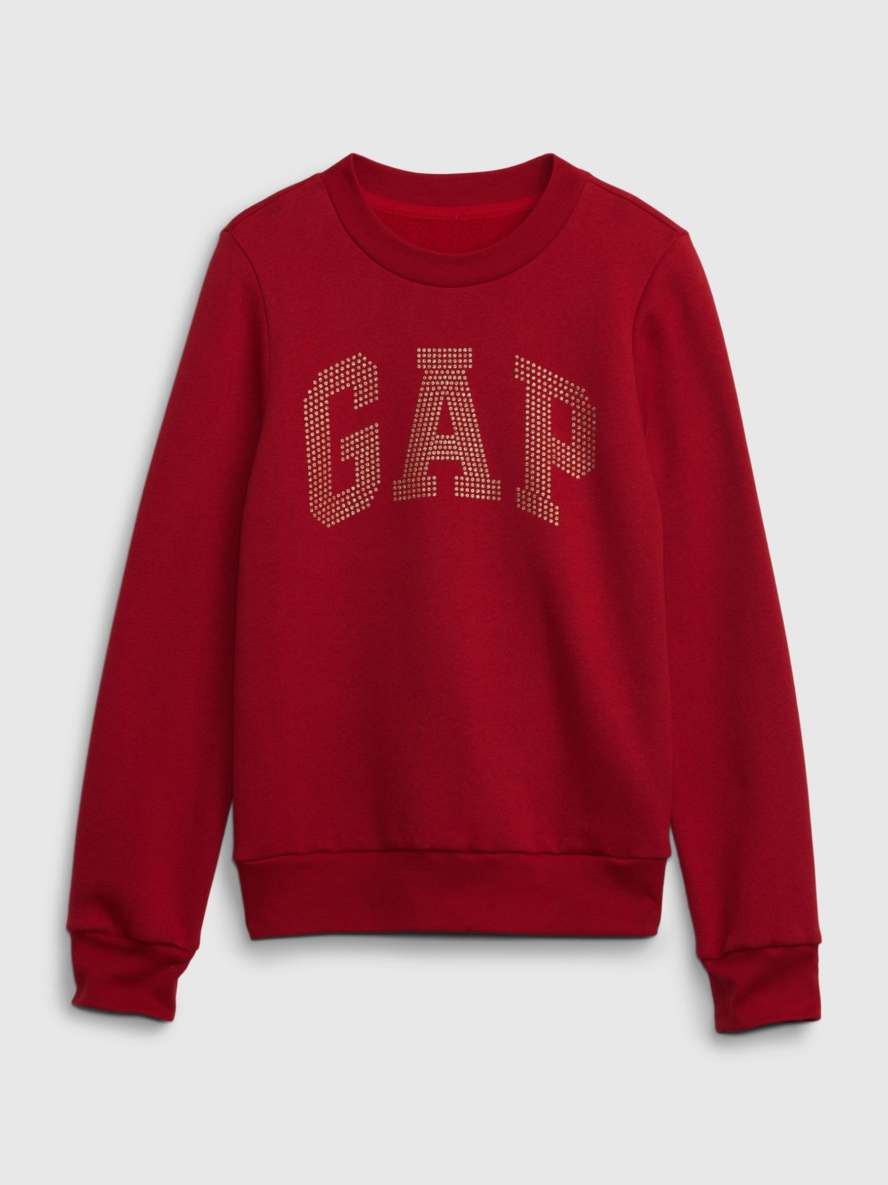 Red Logo Crew Neck Sweatshirt (4-13yrs) - Image 1 of 2