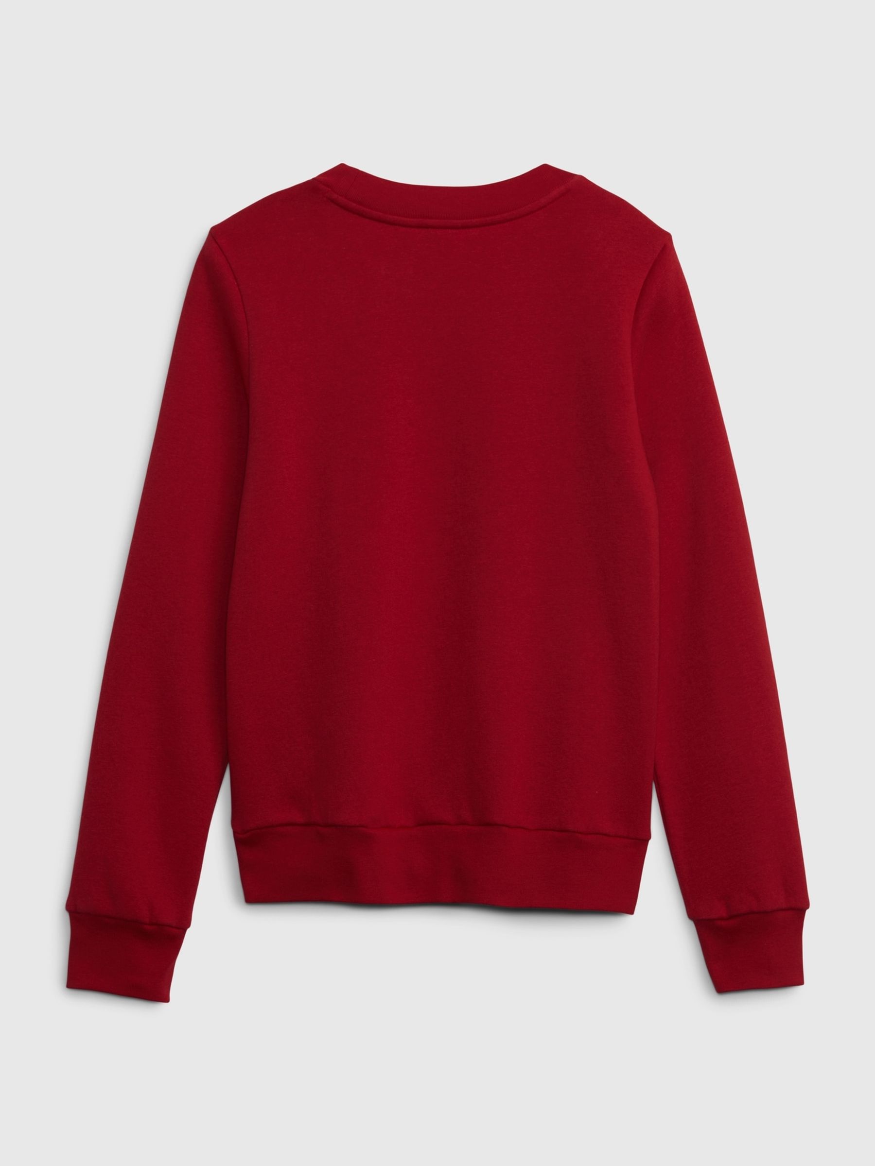 Red Logo Crew Neck Sweatshirt (4-13yrs) - Image 2 of 2