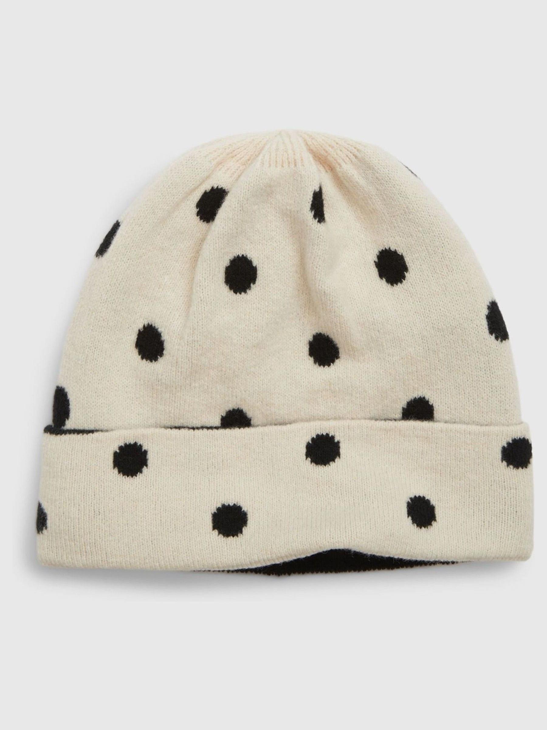 White Dot Adults CashSoft Rib Beanie - Image 1 of 1