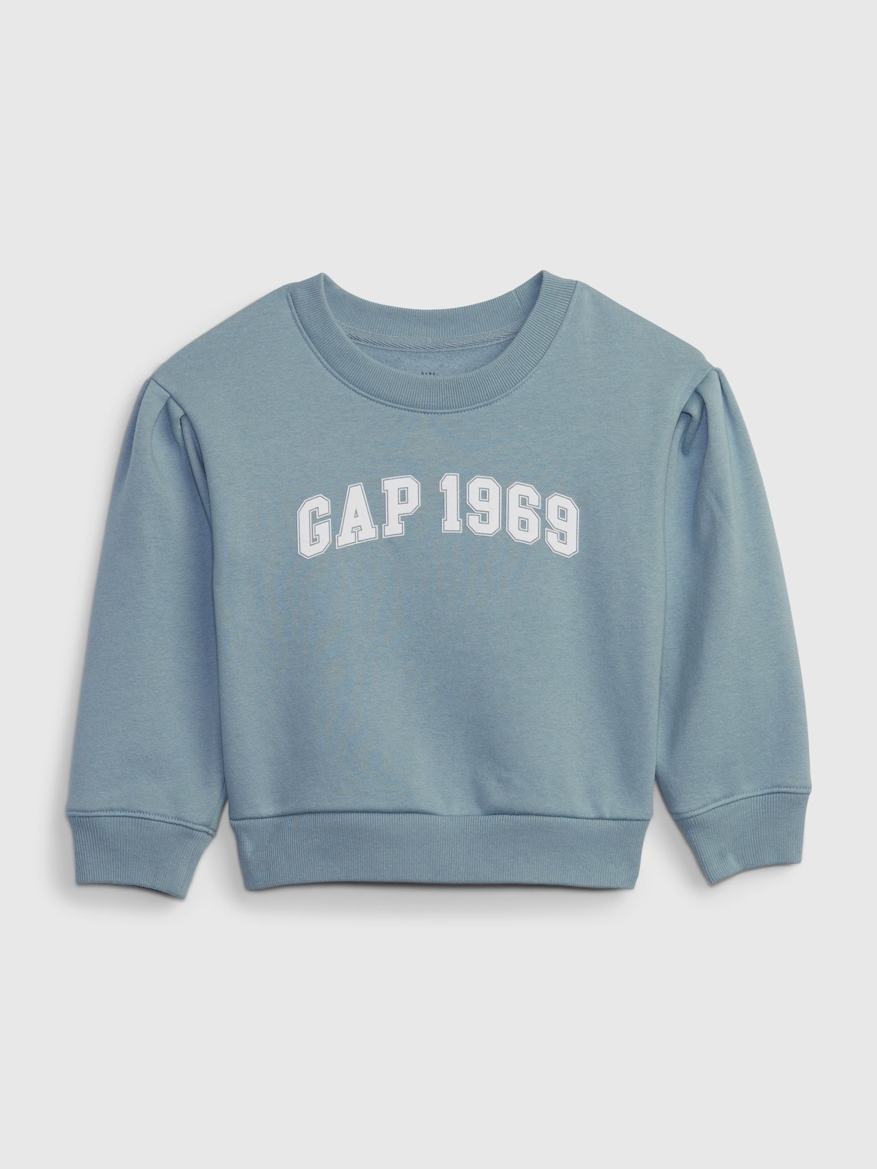Blue 1969 Arch Logo Long Sleeve Crew Neck Sweatshirt (12mths-5yrs) - Image 1 of 1