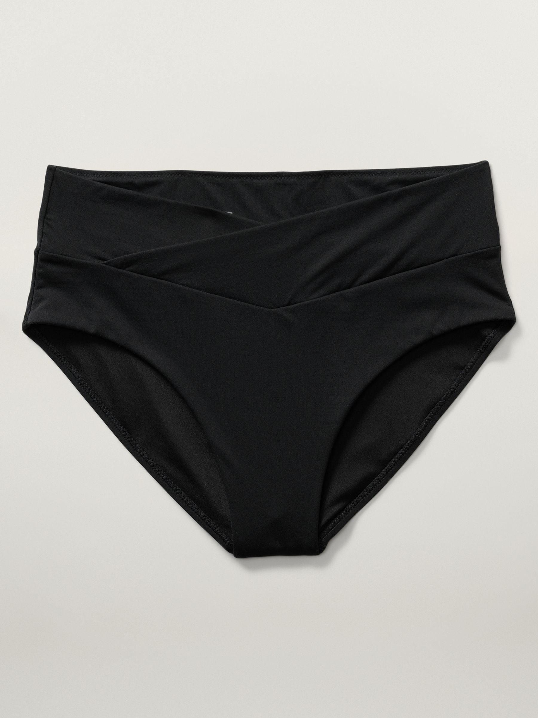 Athleta Black High Waist Crossover Bikini Bottoms - Image 5 of 5