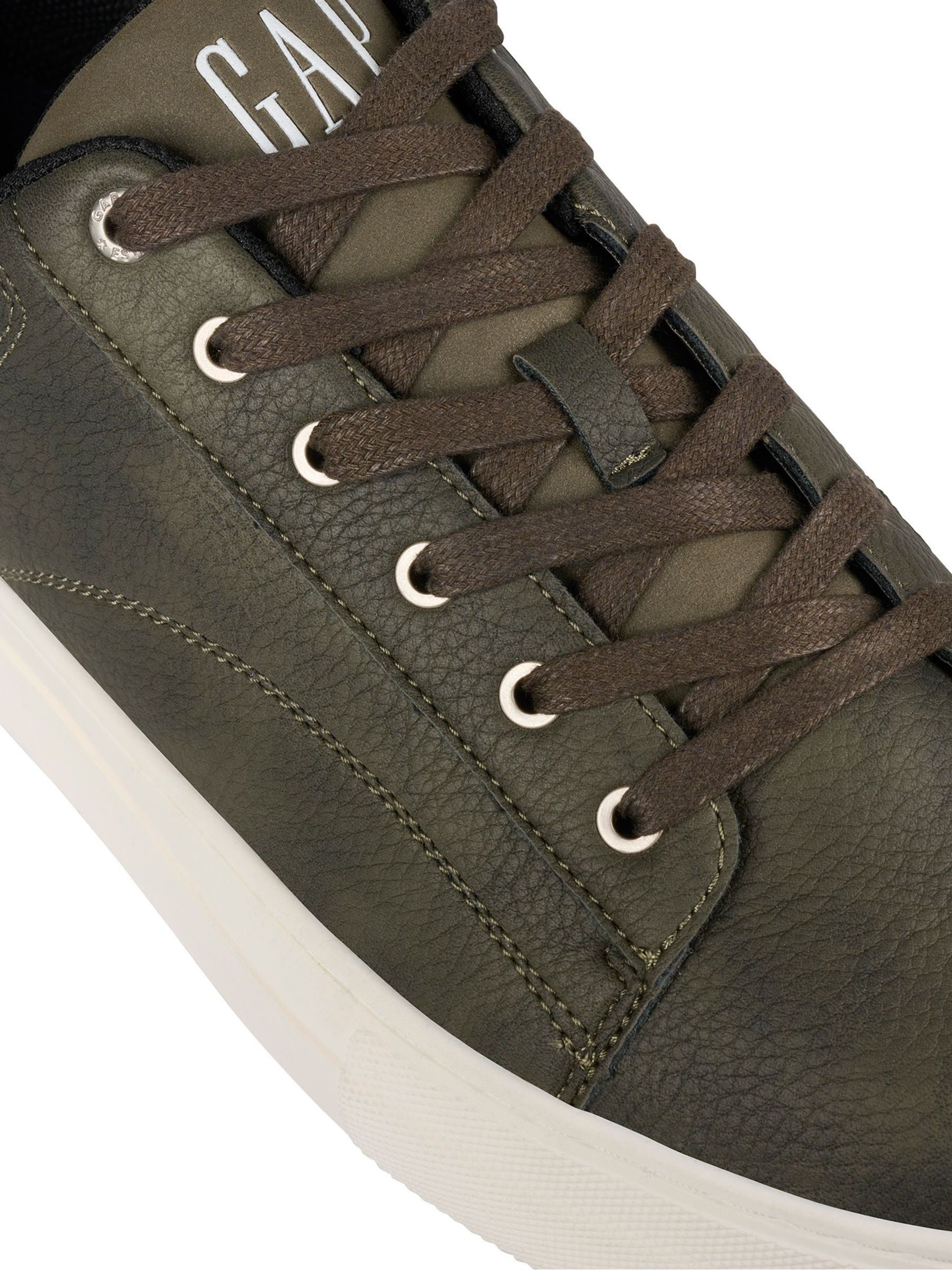 Khaki Green Portland Low Top Trainers - Image 5 of 5