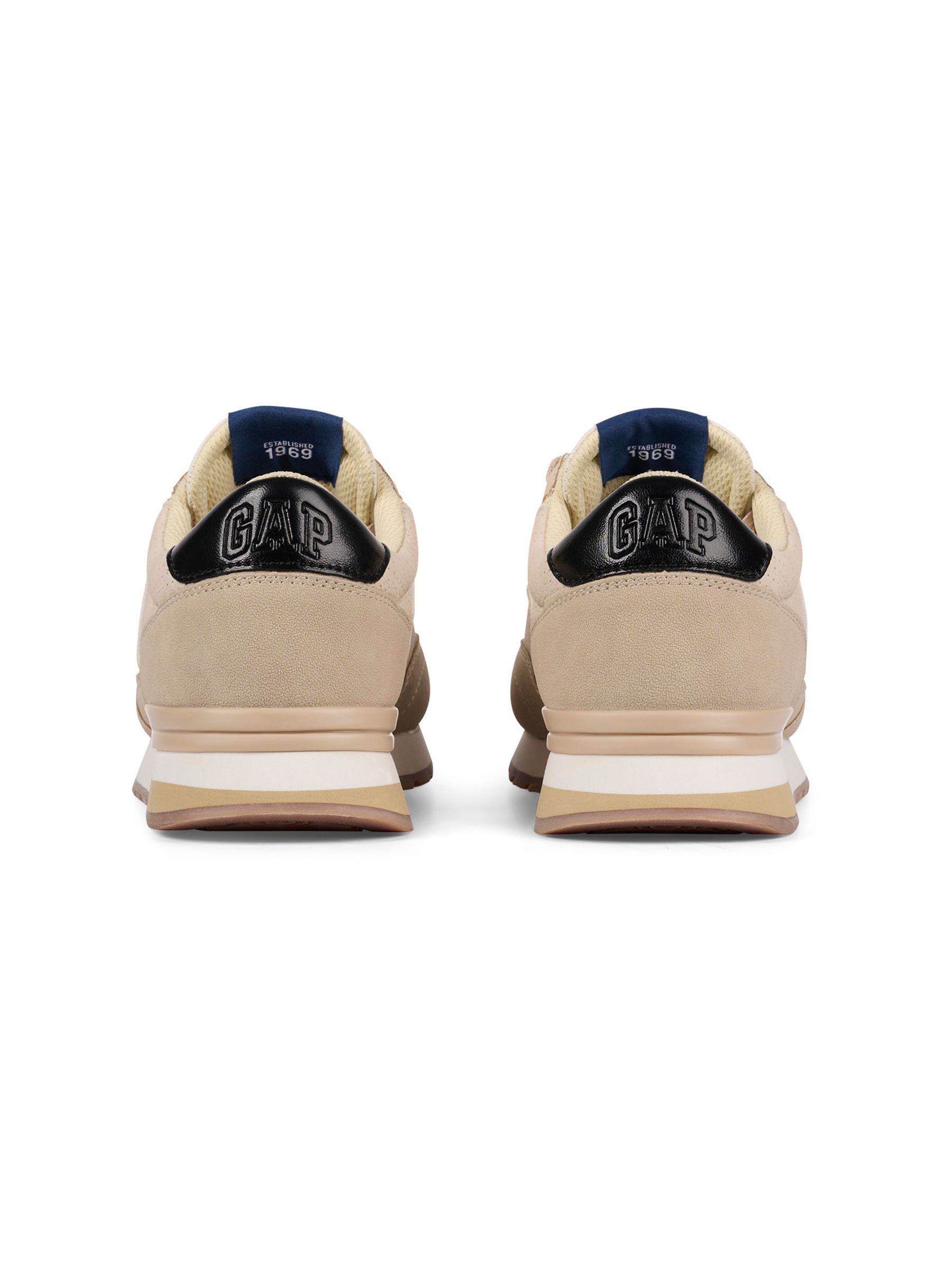Beige New York Low Top Trainers - Image 3 of 5