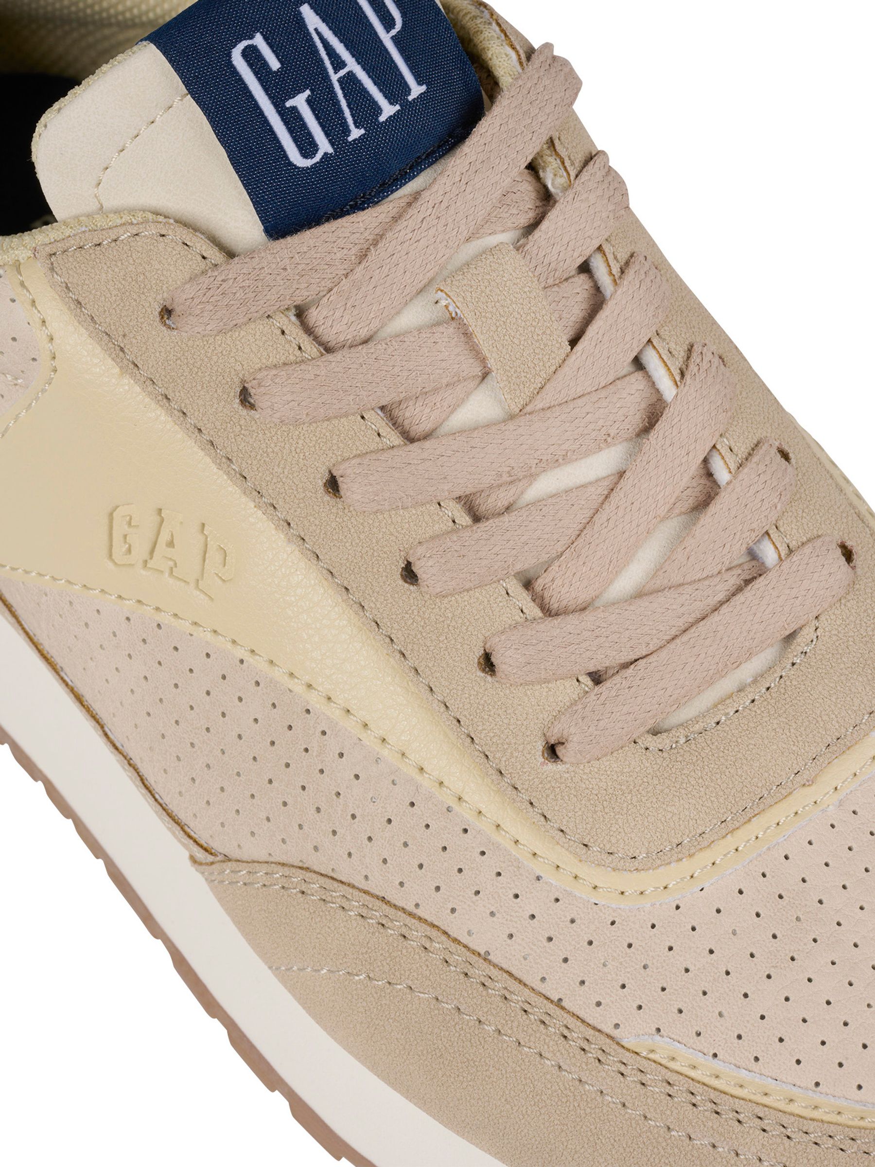 Beige New York Low Top Trainers - Image 5 of 5