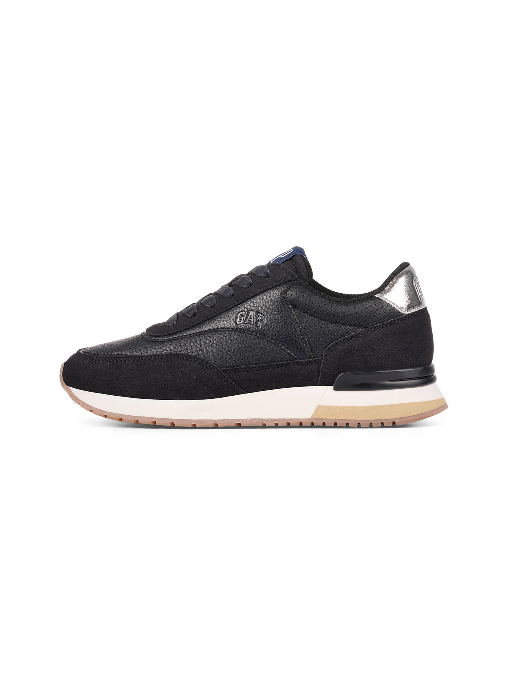 Black New York Low Top Trainers - Image 2 of 5