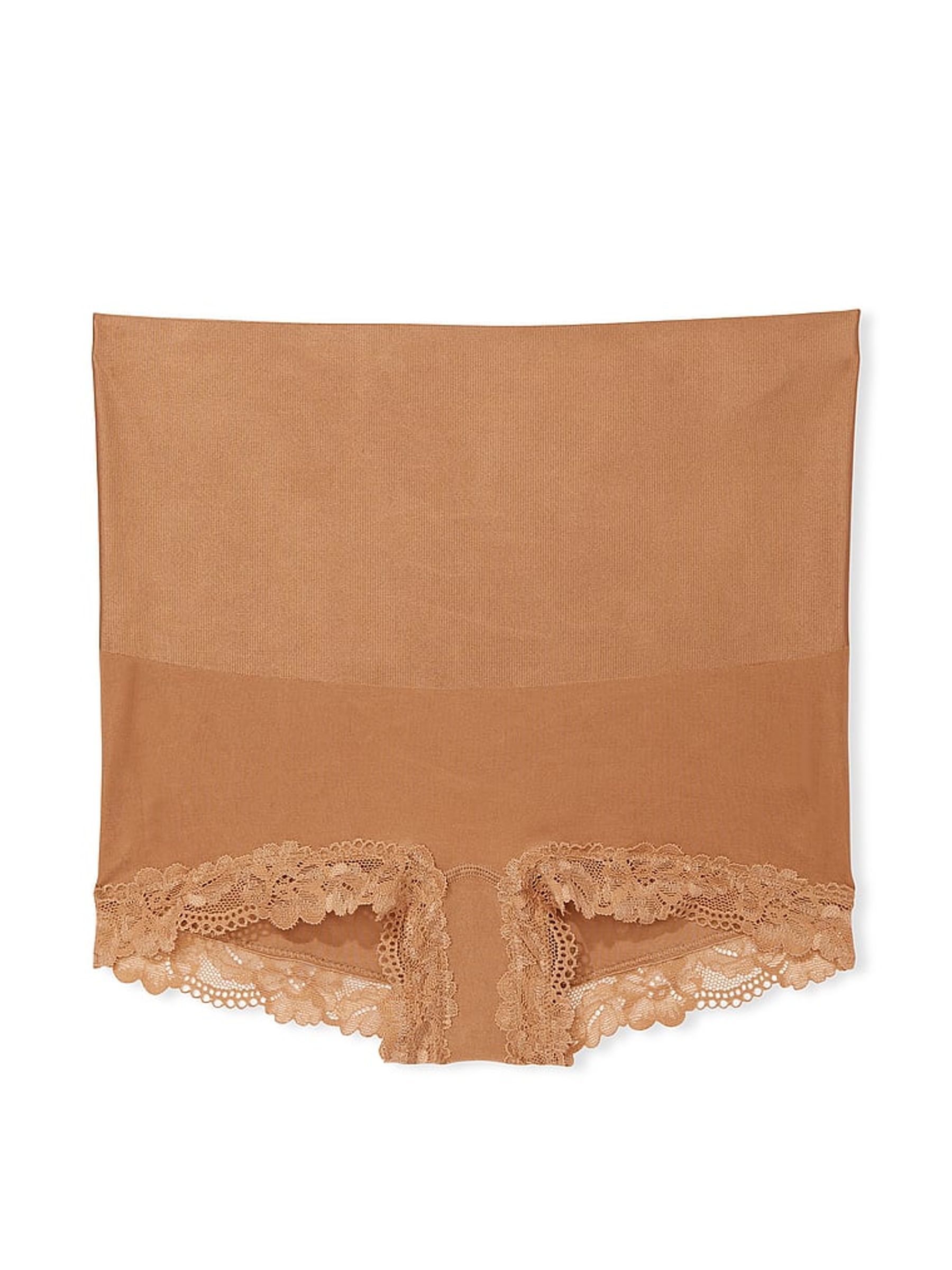 Toffee Nude Lace Trim Short Shaping Knickers - Image 3 of 4