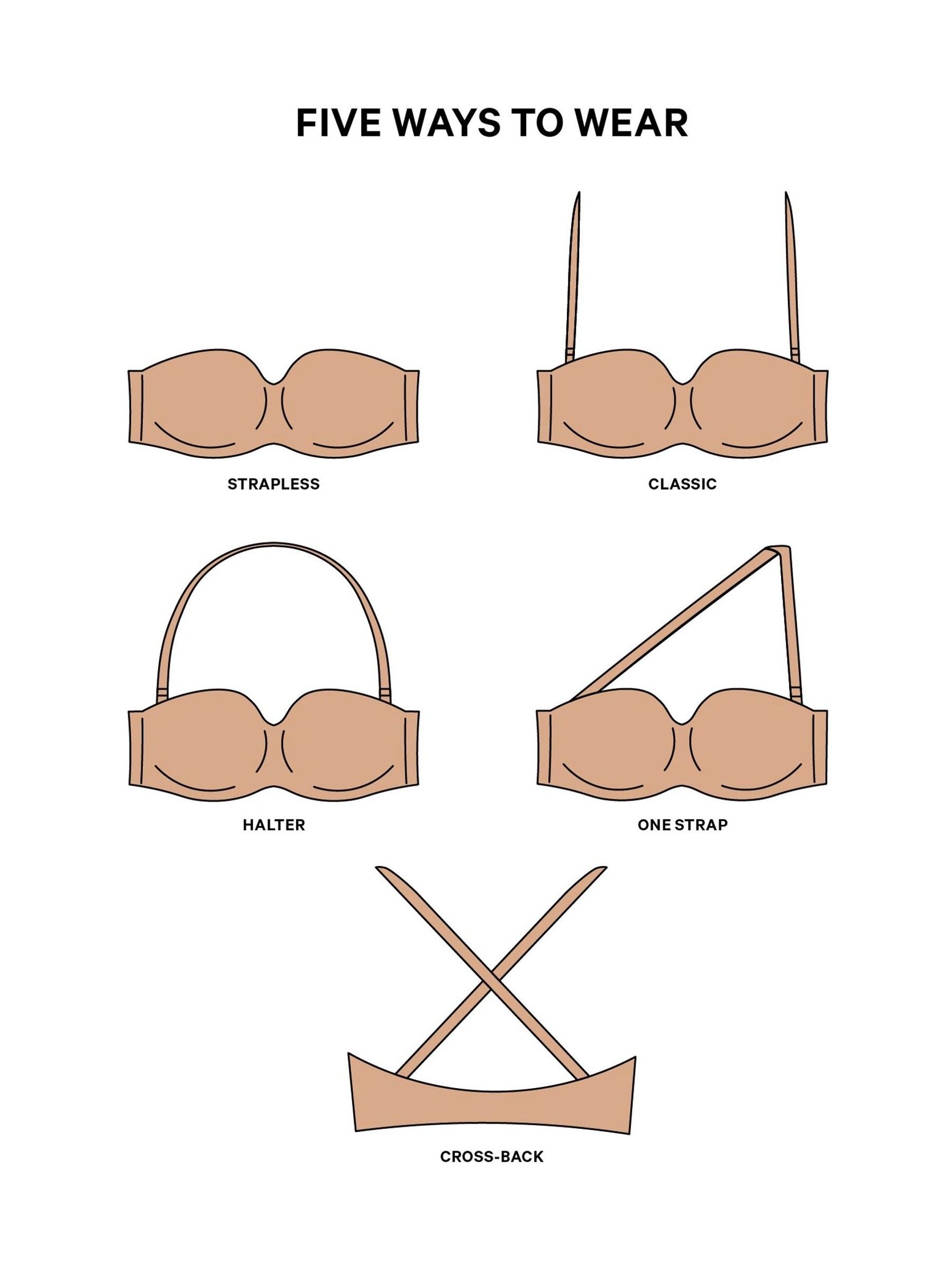 Praline Nude Strapless Bra - Image 4 of 4