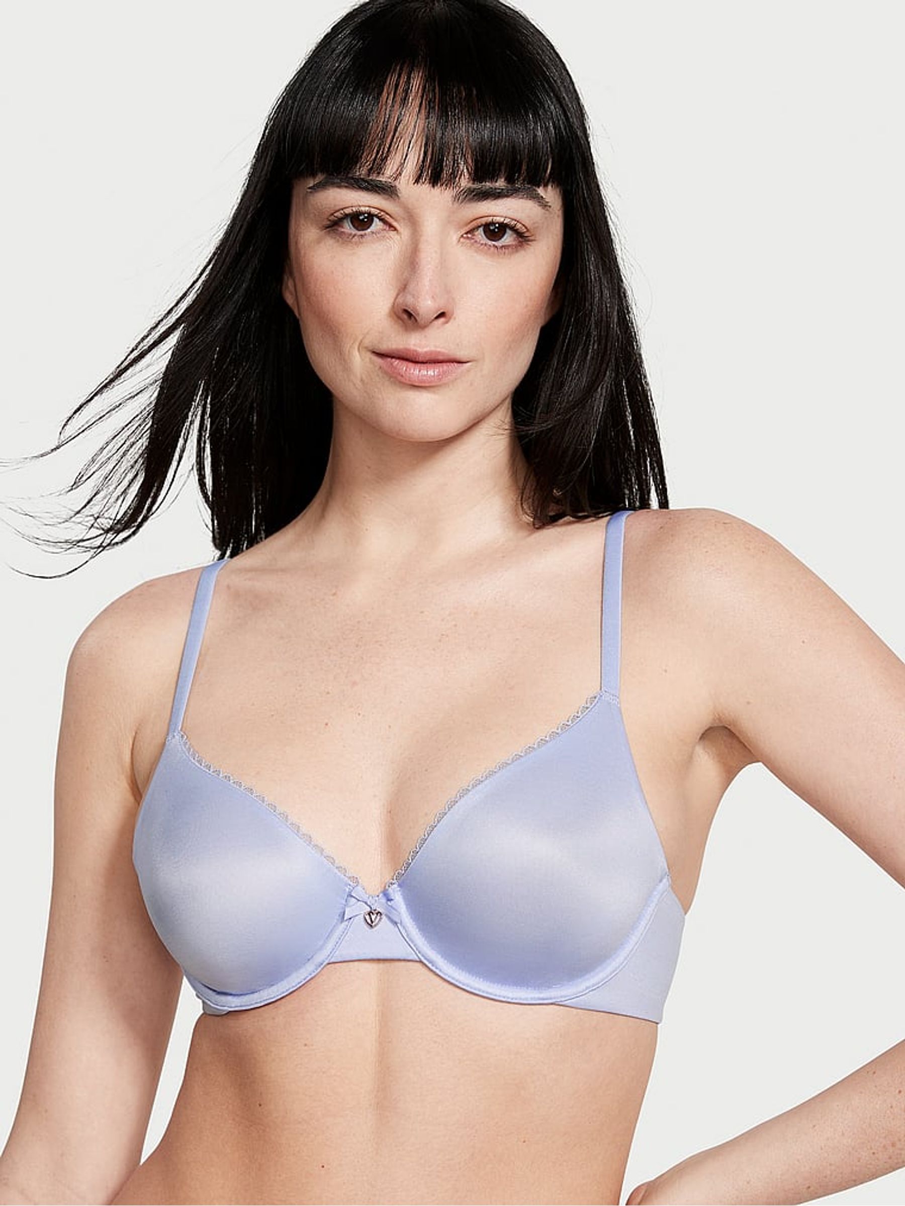 Blue Crescent Demi Invisible Lift Minimiser Bra - Image 1 of 1