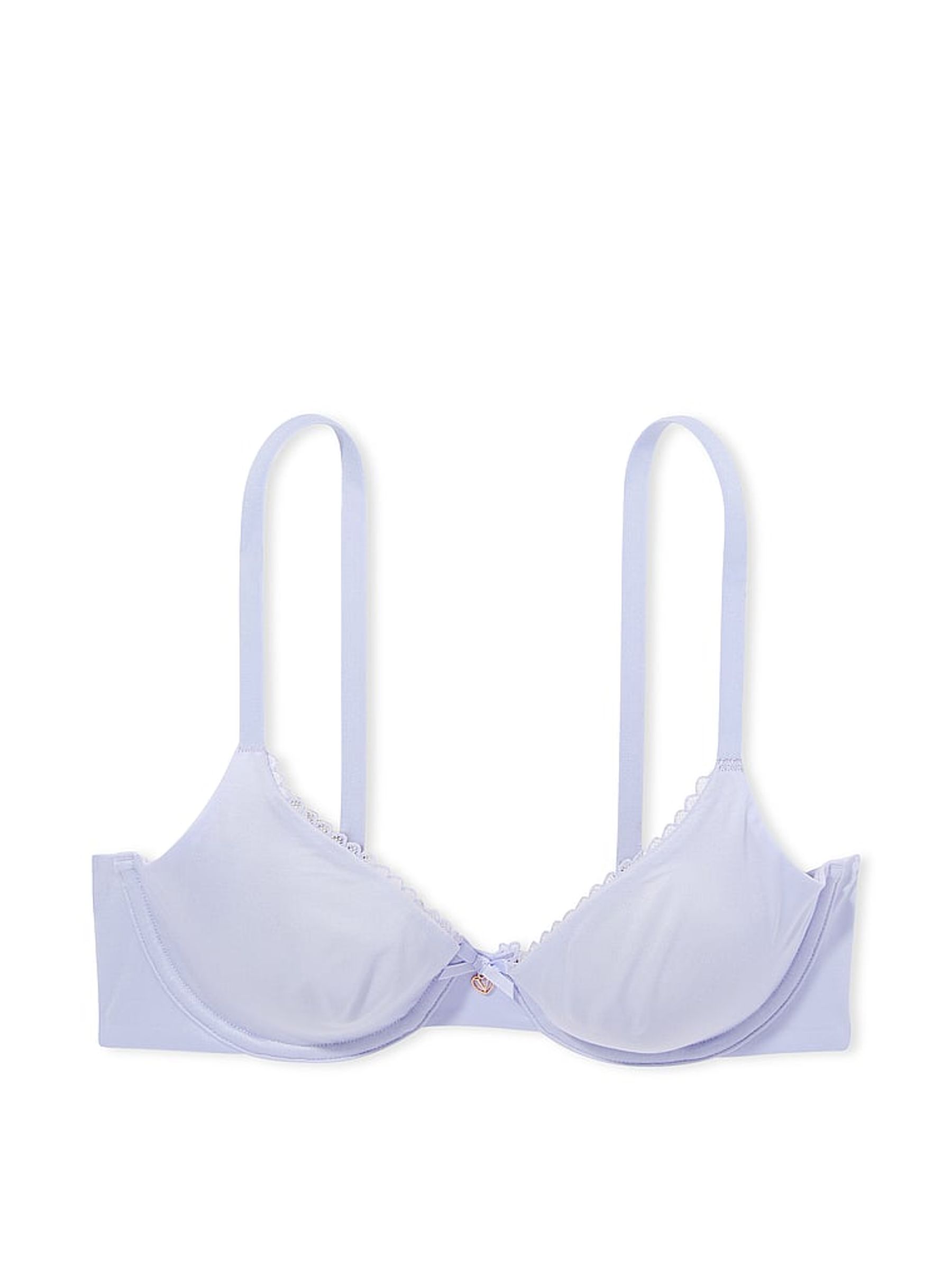 Blue Crescent Demi Invisible Lift Minimiser Bra - Image 4 of 5