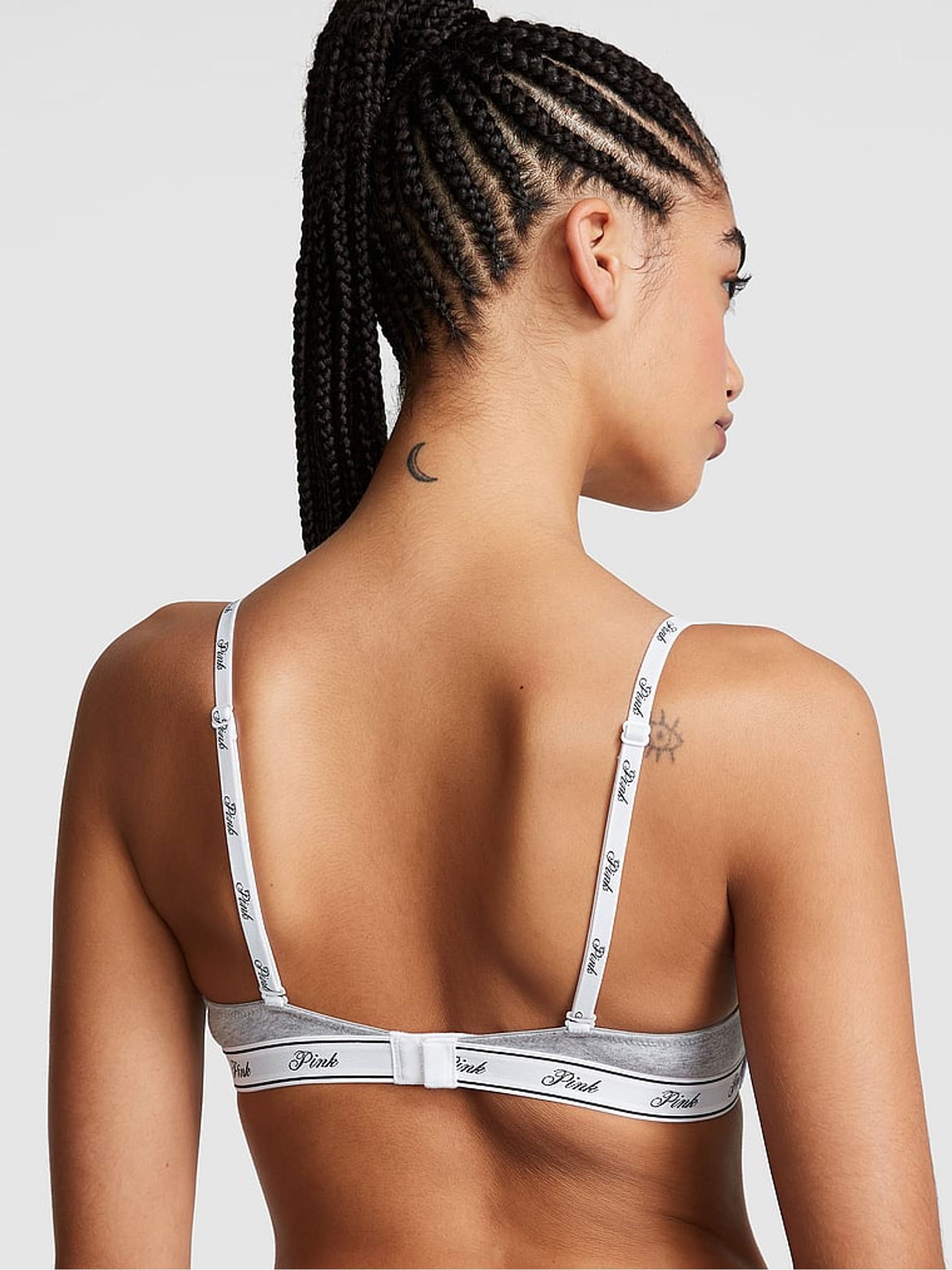 Grey Heather Non Wired Lightly Lined Bra - Image 2 of 4