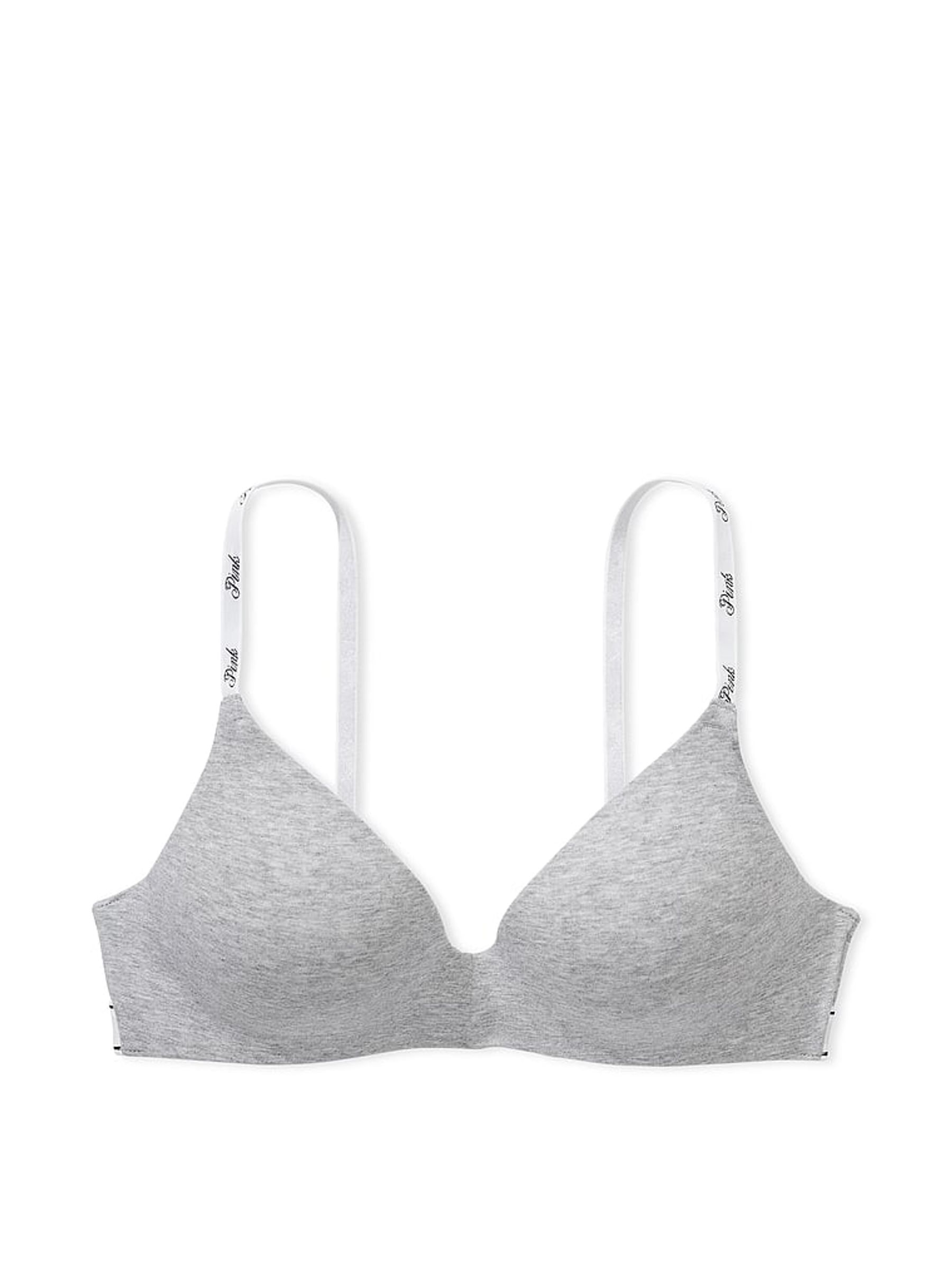 Grey Heather Non Wired Lightly Lined Bra - Image 3 of 4