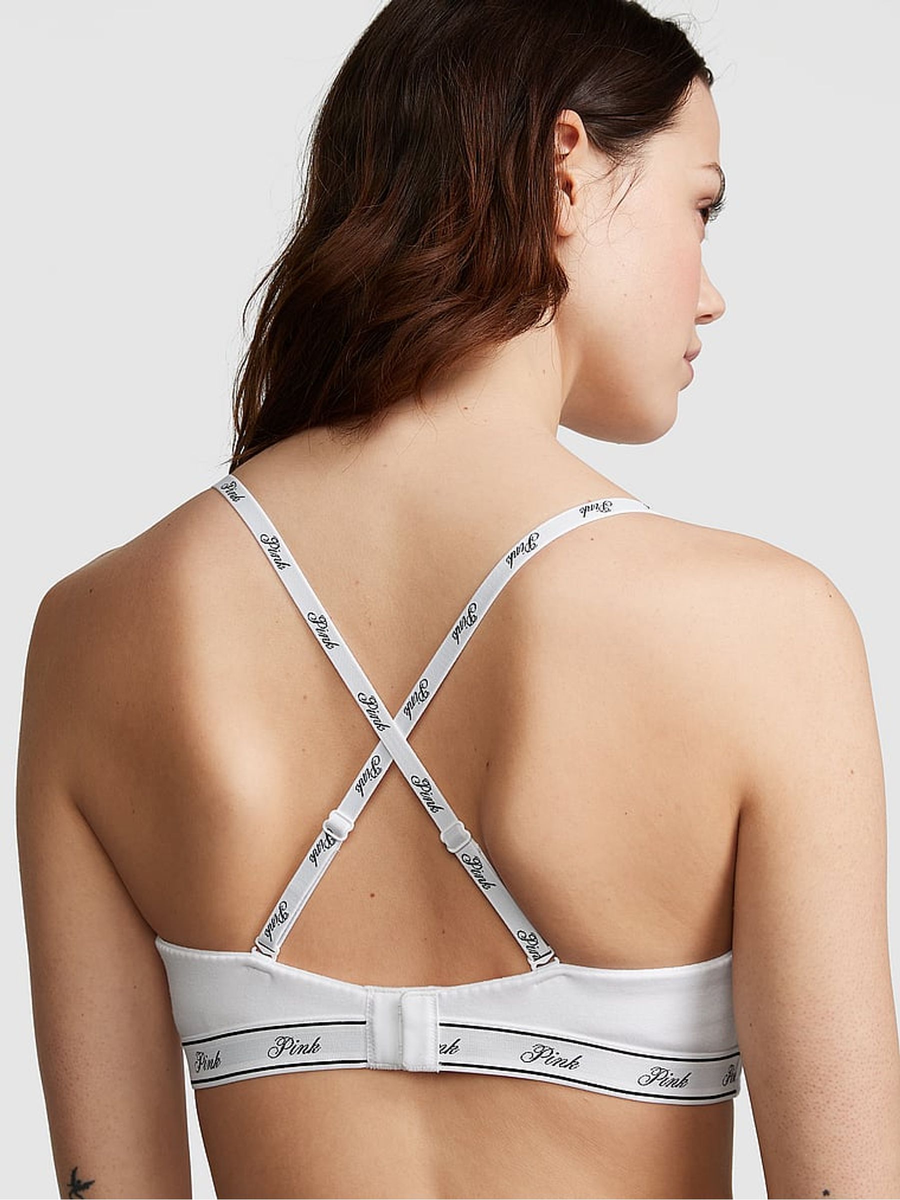 White Logo Strapless Multiway Push Up Push Up Bra - Image 2 of 4