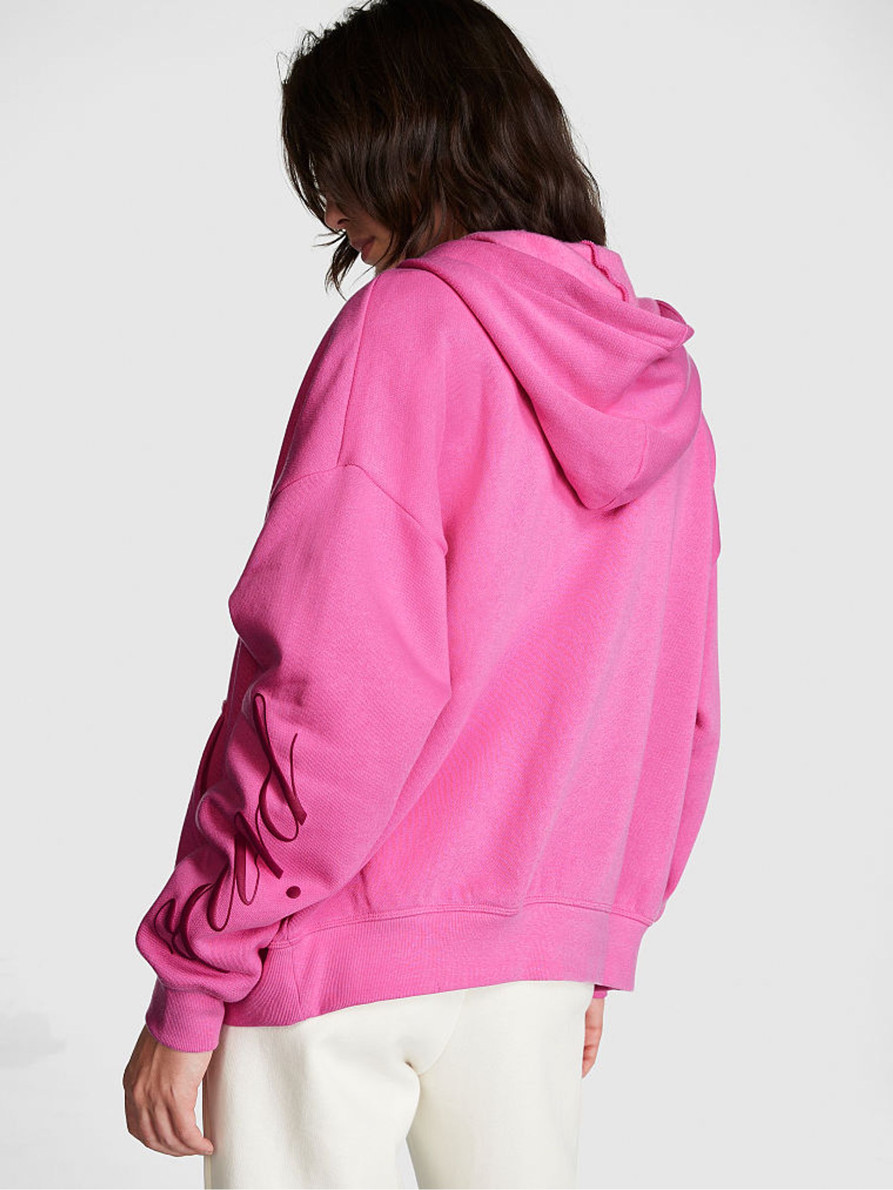 Sizzling Strawberry Pink Oversized Hoodie - Image 2 of 3