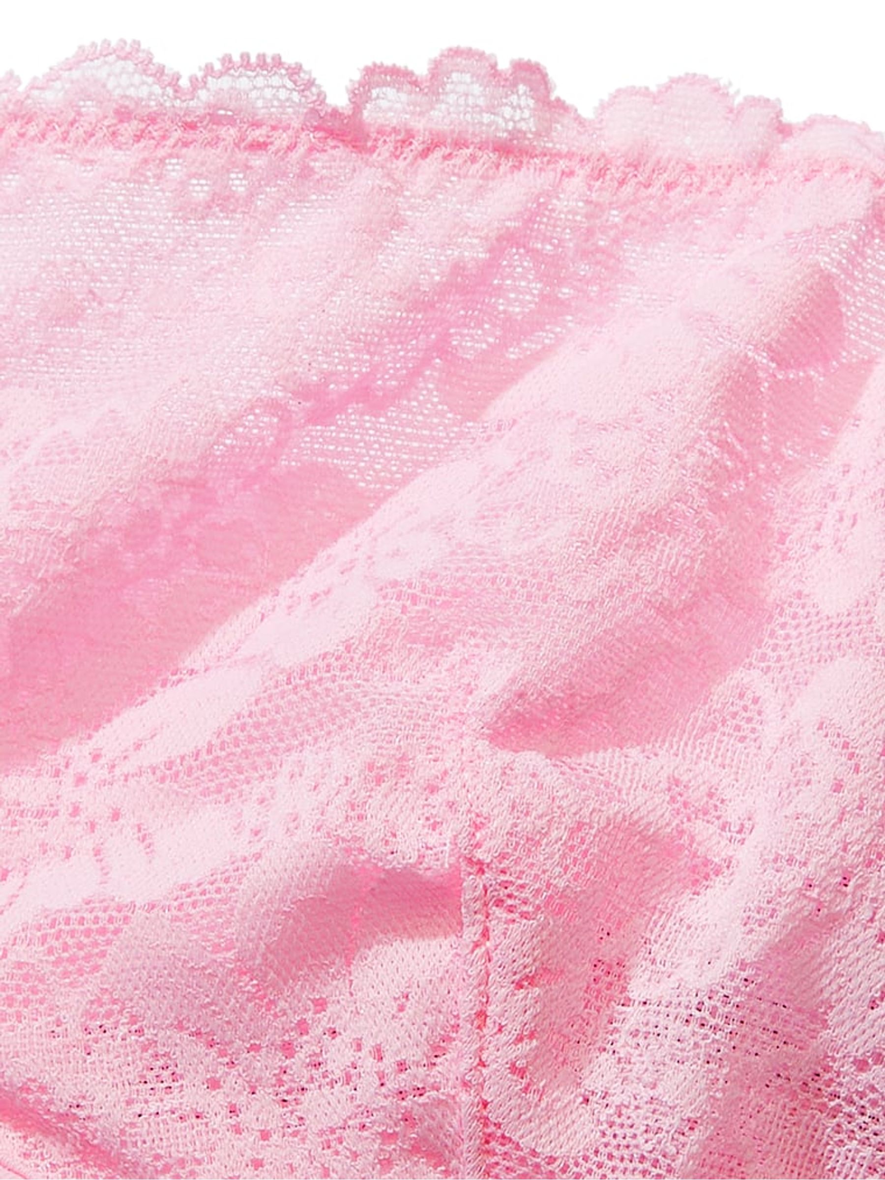 Pink Bubble Unlined Demi Lace Bra - Image 4 of 4