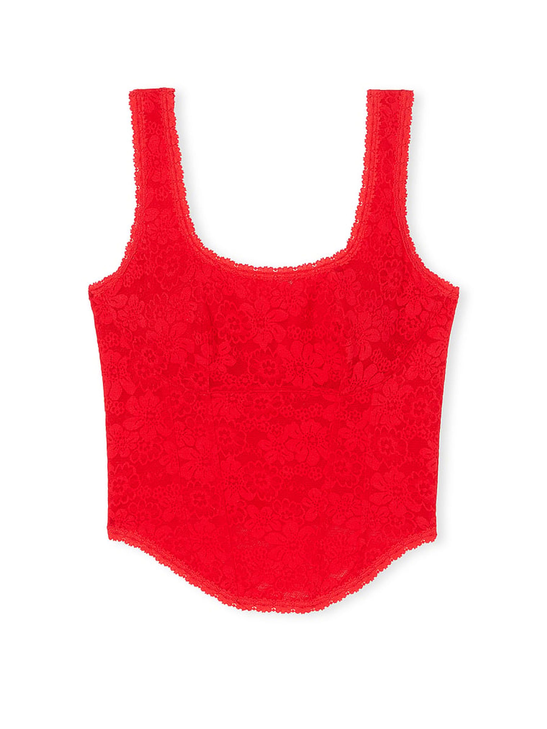Red Pepper Lace Corset Bra - Image 3 of 3