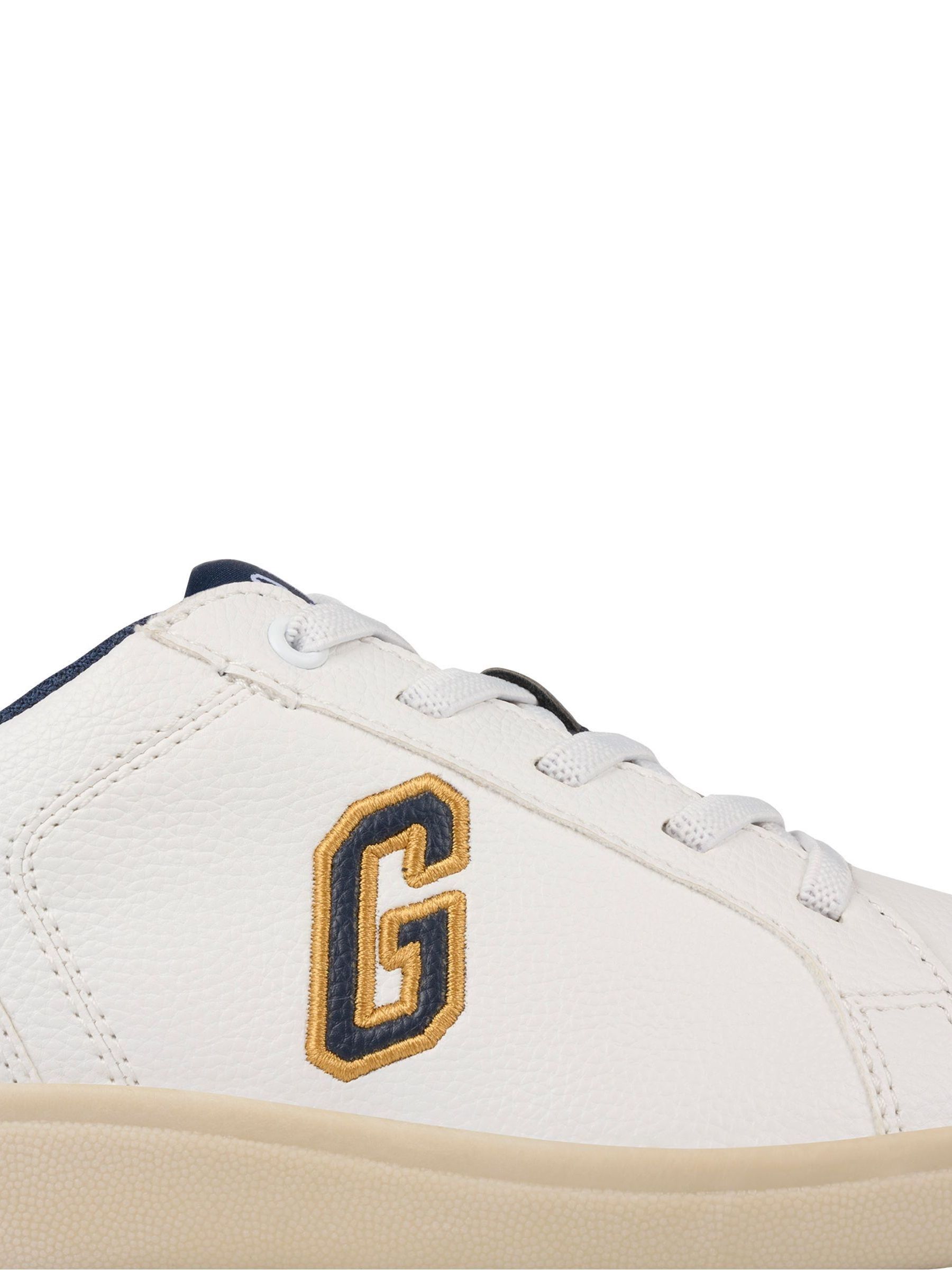 White, Yellow and Navy Seattle Kids Low Top G Trainers - Image 5 of 7