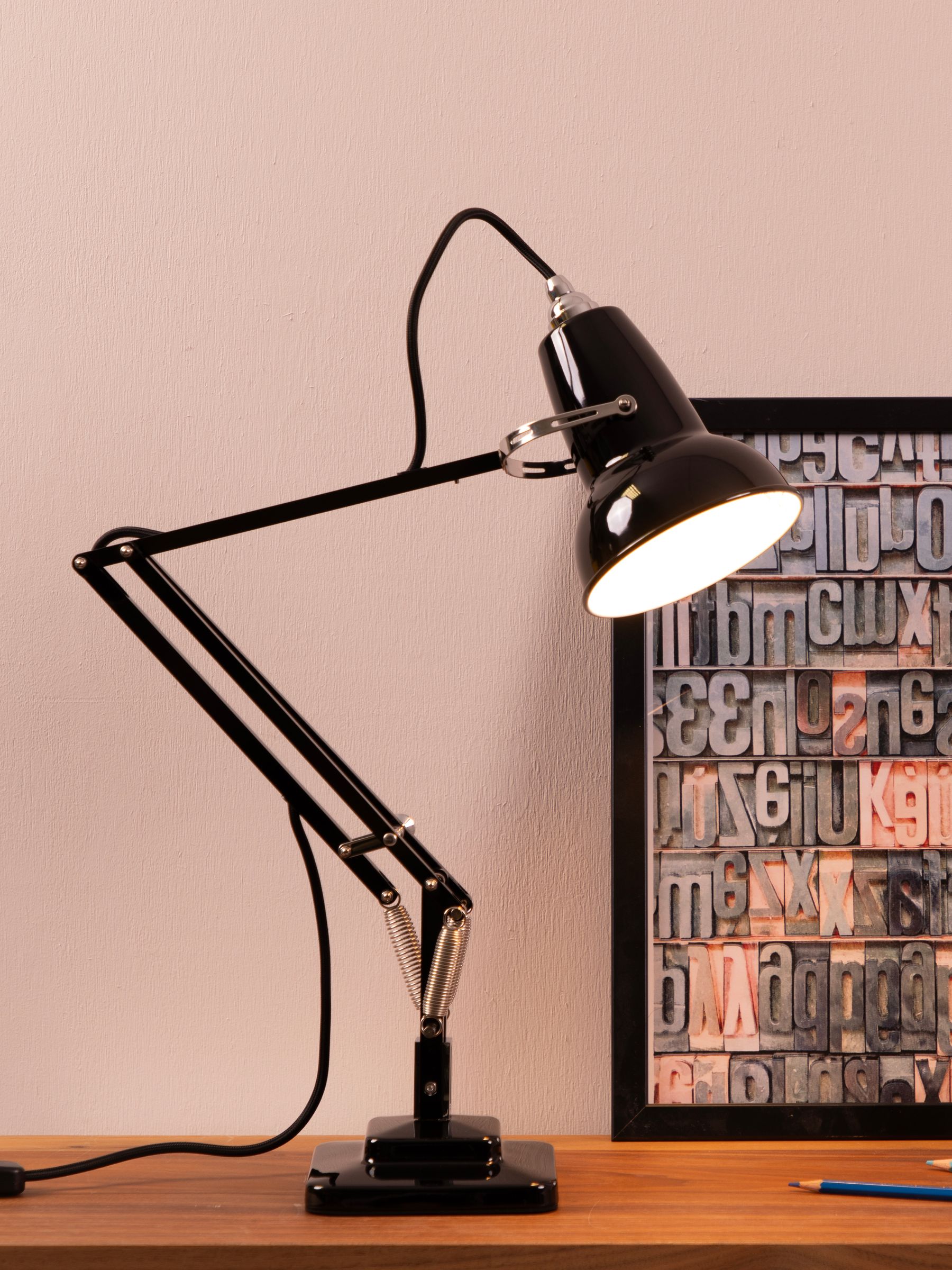 Anglepoise Black Original 1227™ Mini Desk Lamp - Image 1 of 6