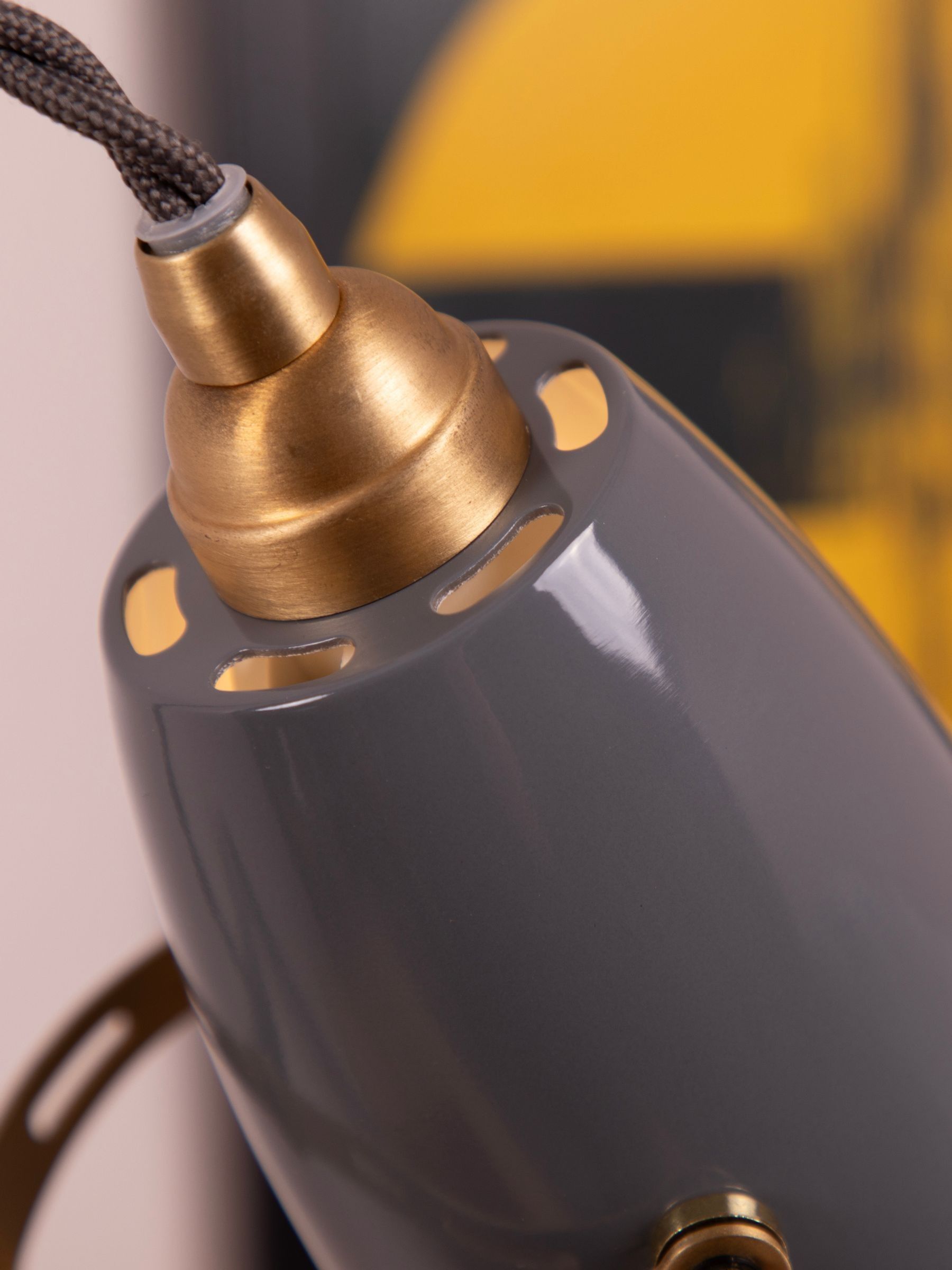 Anglepoise Grey Original 1227™ Brass Desk Lamp - Image 3 of 7
